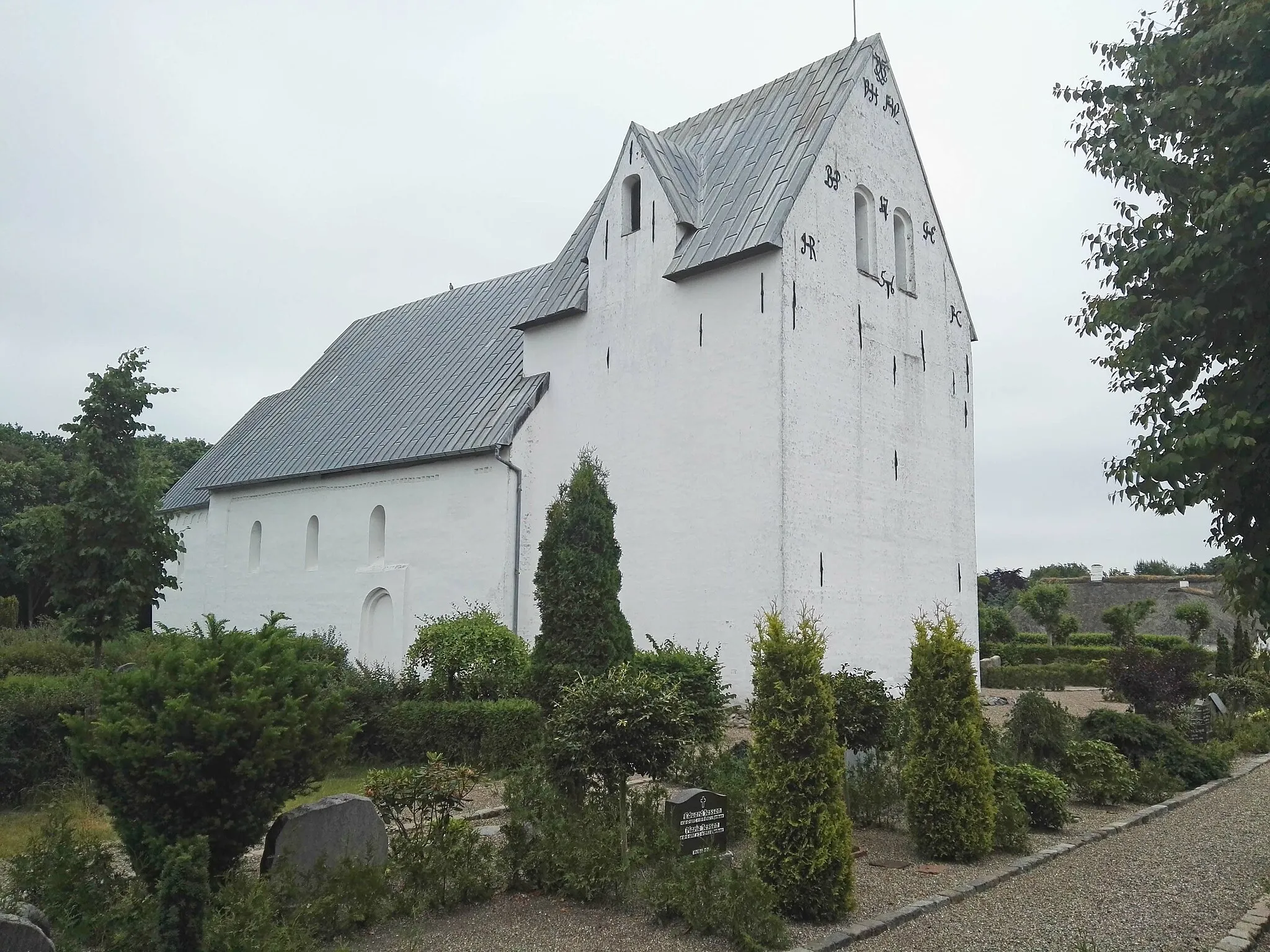 Photo showing: Hostrup Kirke fra nordvest