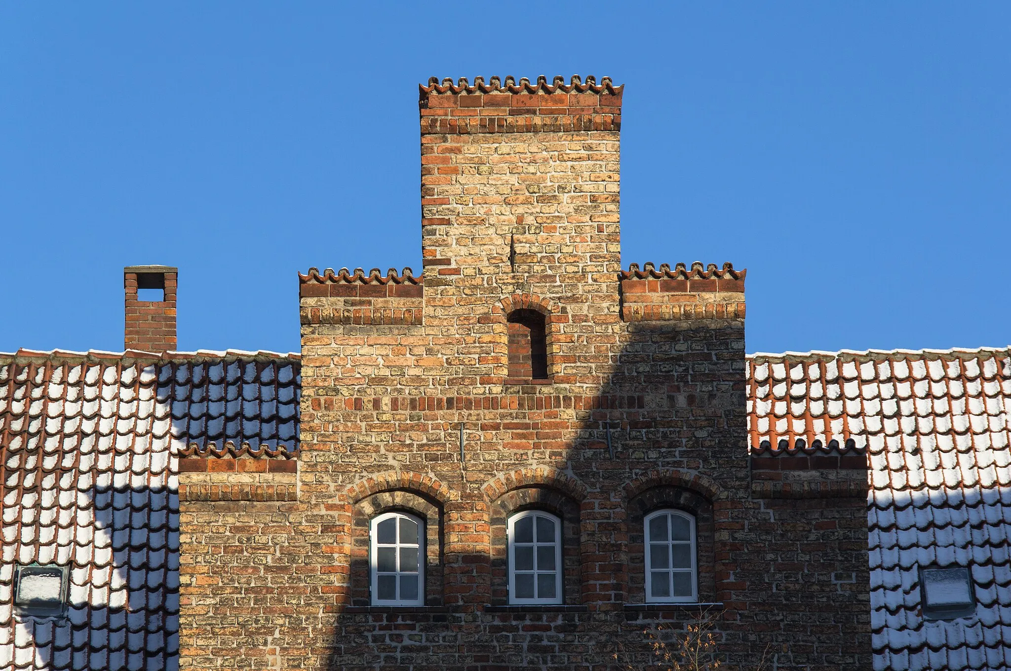 Photo showing: Giebel des Zöllnerhauses.