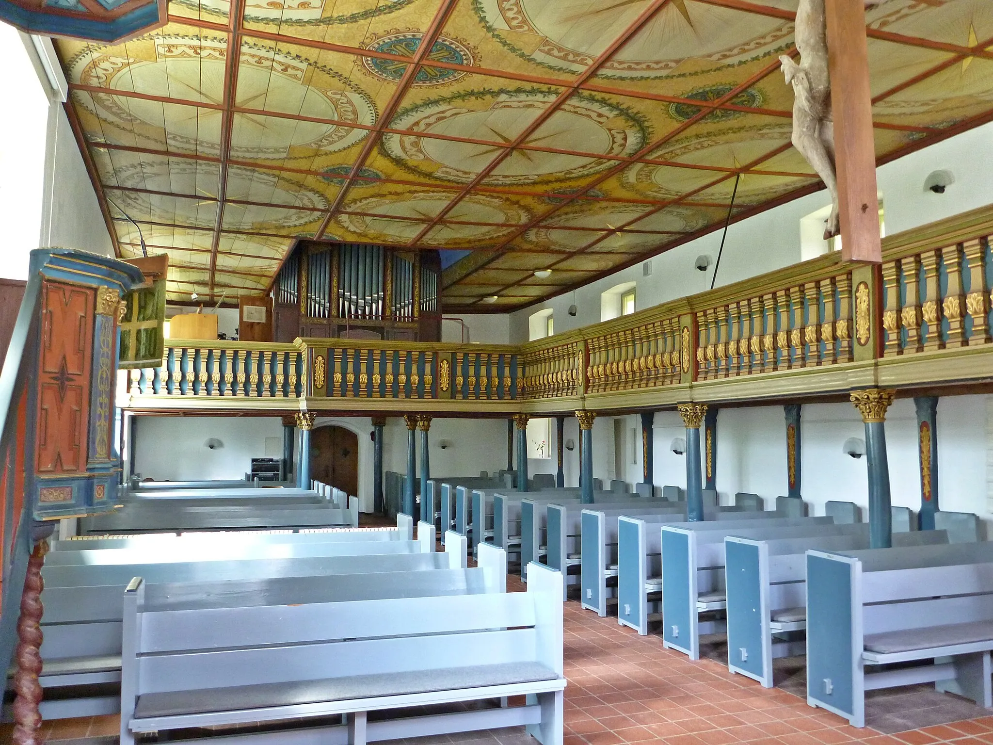 Photo showing: Orgel der Flintbeker Kirche