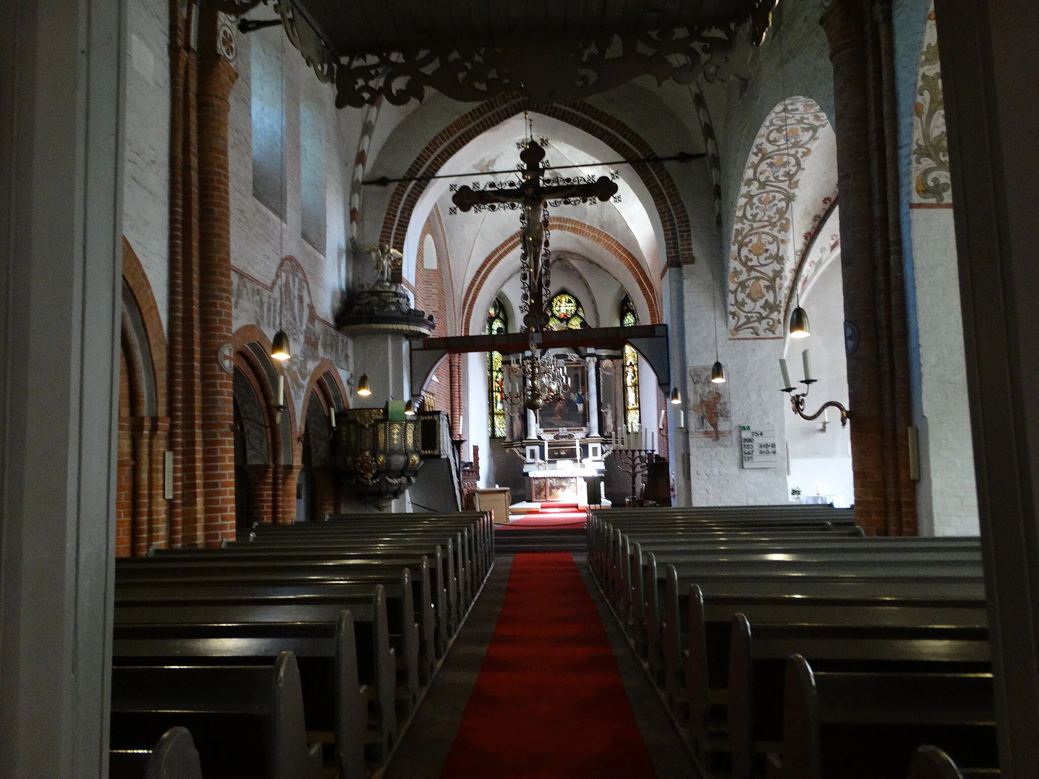 Photo showing: Moln, St. Nicolaus Church (inner view)