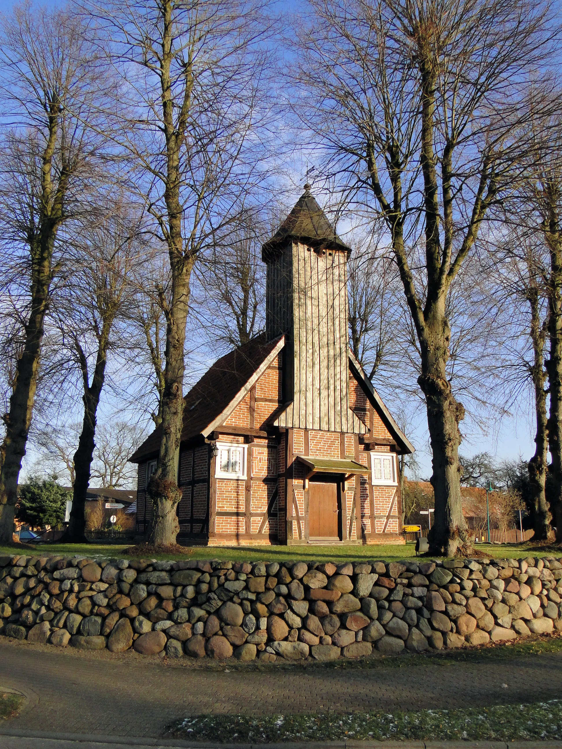 Photo showing: Church in Gallin, district Ludwigslust, Mecklenburg-Vorpommern, Germany