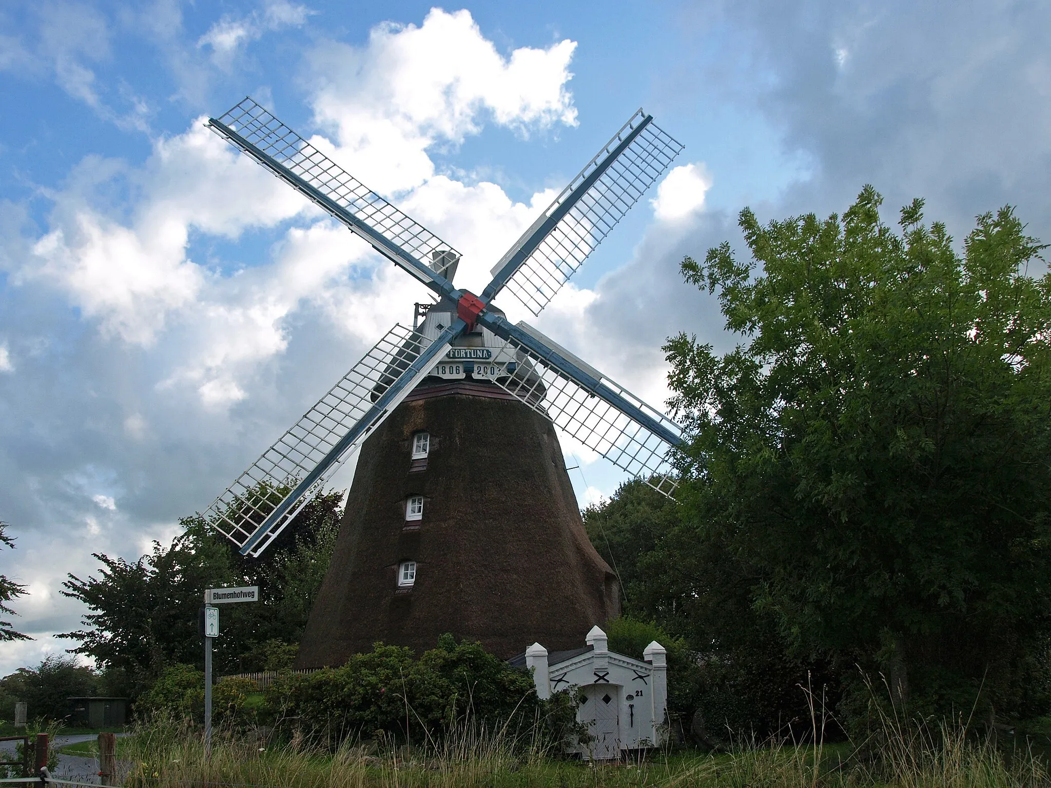 Photo showing: Windmühle "Fortuna" in Struckum