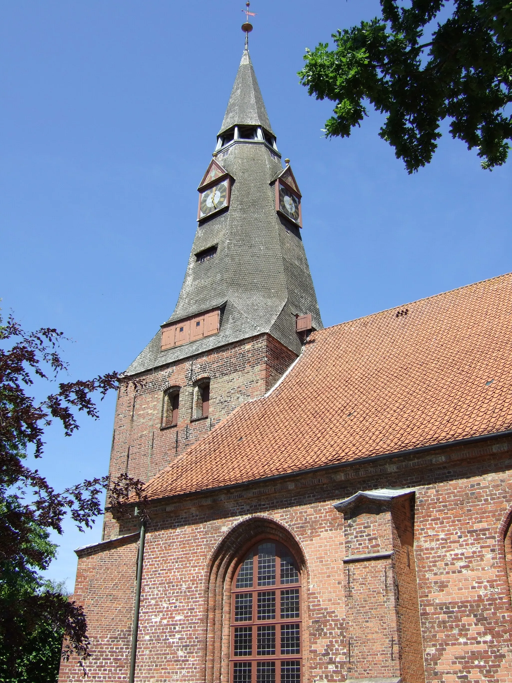 Photo showing: Christkirche in Tondern / Christ Church in Tønder / Tønder Kristkirke