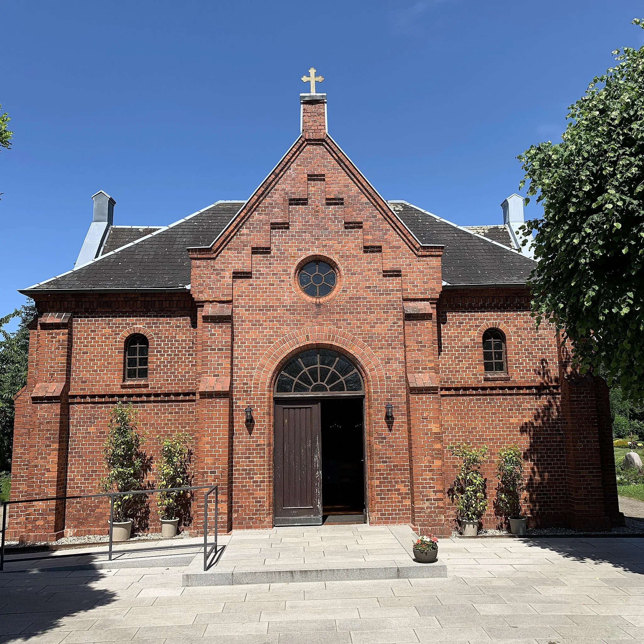 Photo showing: Friedhofskapelle in Rendsburg