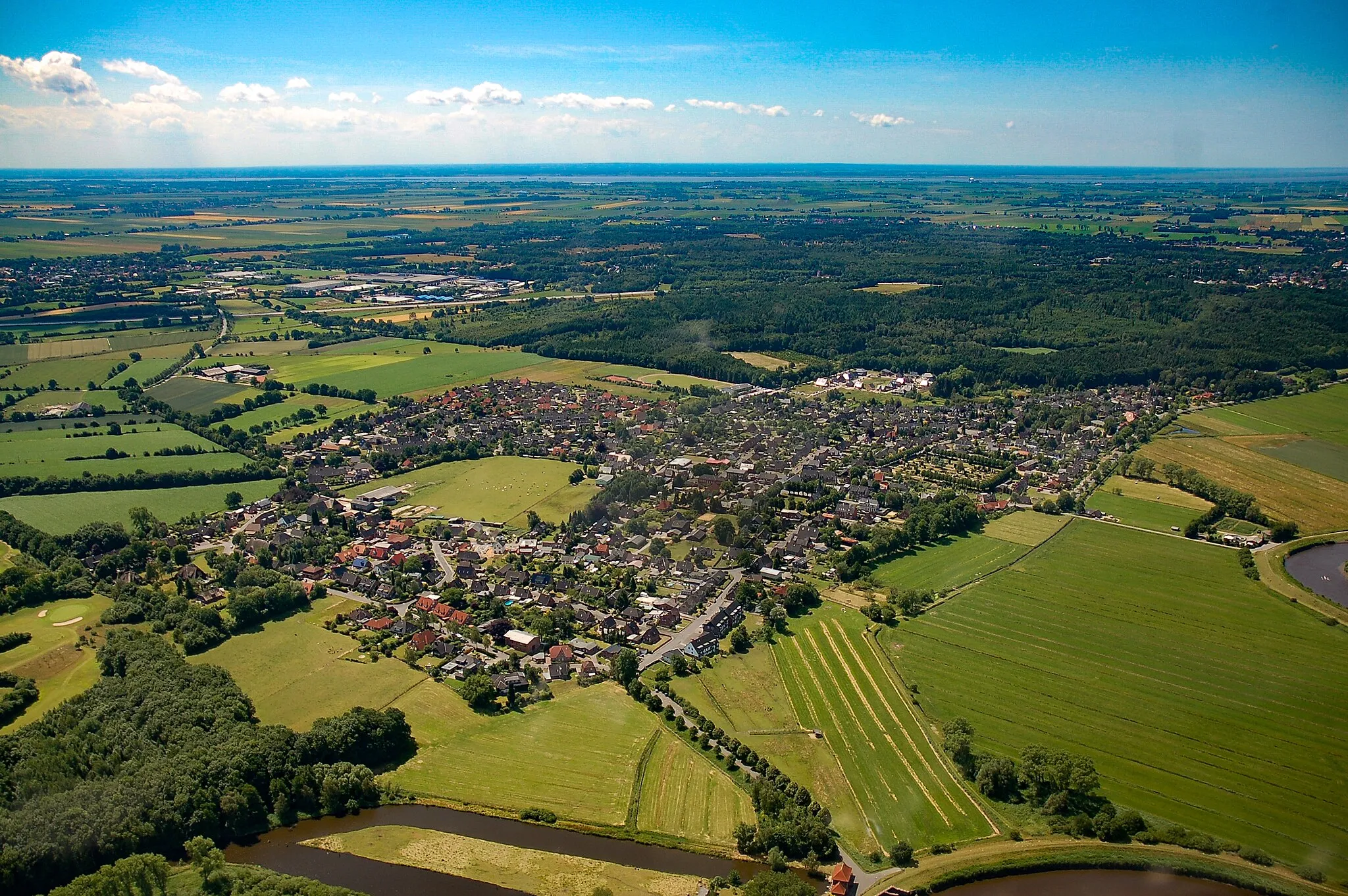 Photo showing: Village Münsterdorf near Itzehoe