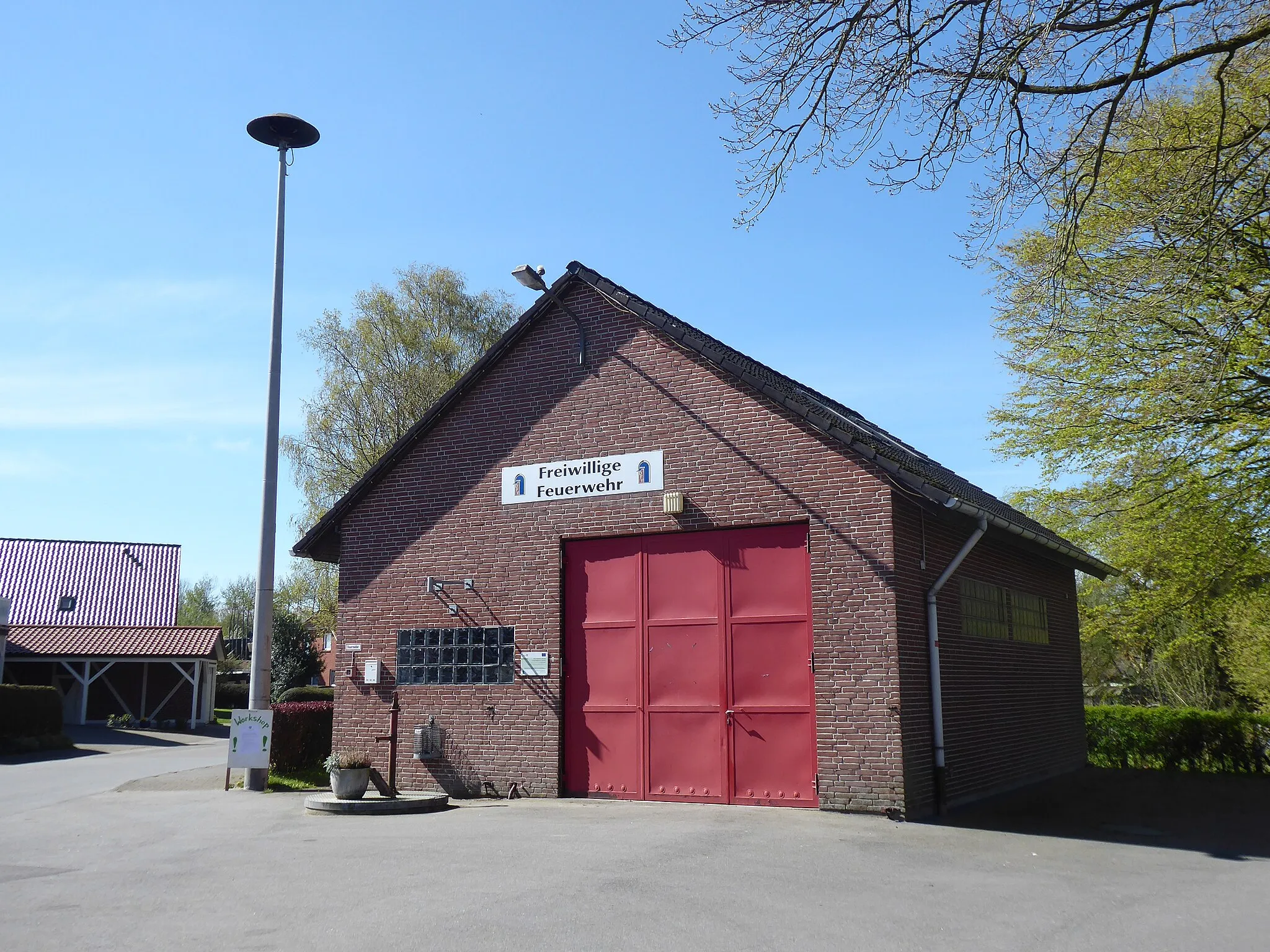 Photo showing: Goosefeld, Feuerwehrhaus