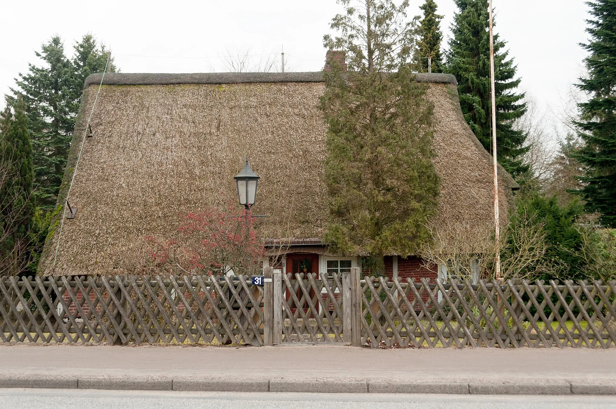 Photo showing: Kate Poppenbütteler Chaussee 31 in Hamburg-Duvenstedt.