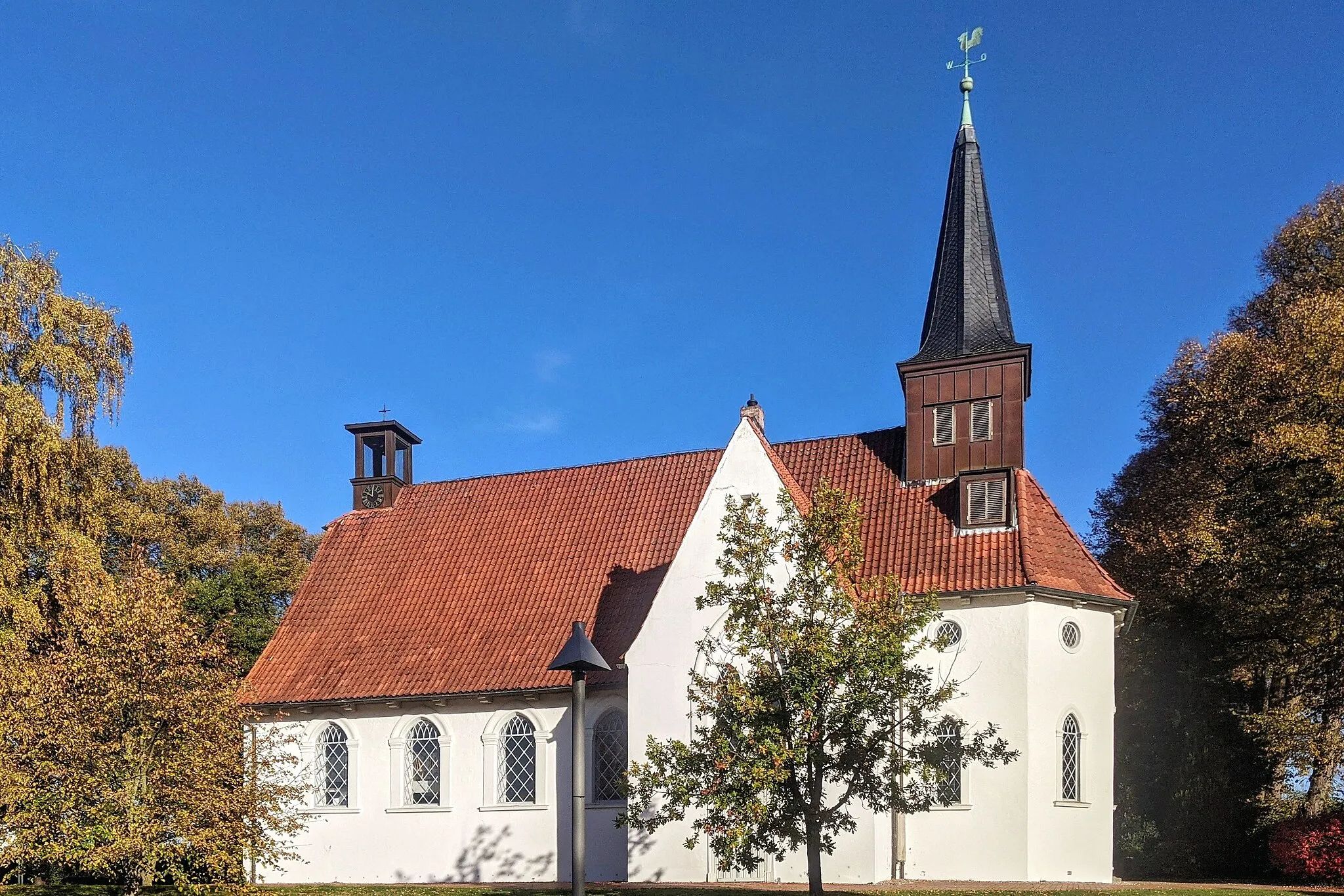 Photo showing: Matthias-Claudius-Kirche in Reinfeld (Holstein)