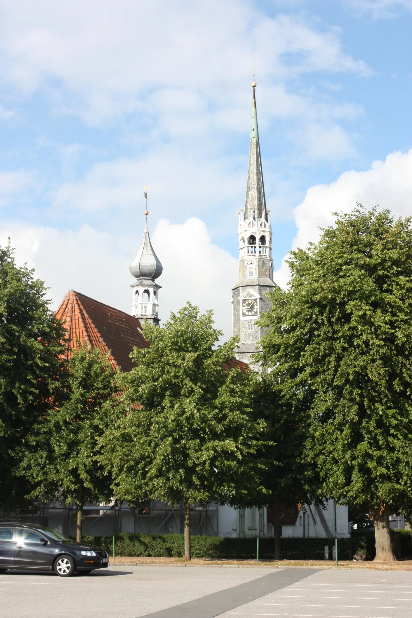 Photo showing: Heide (Holstein), the church St. Jürgen