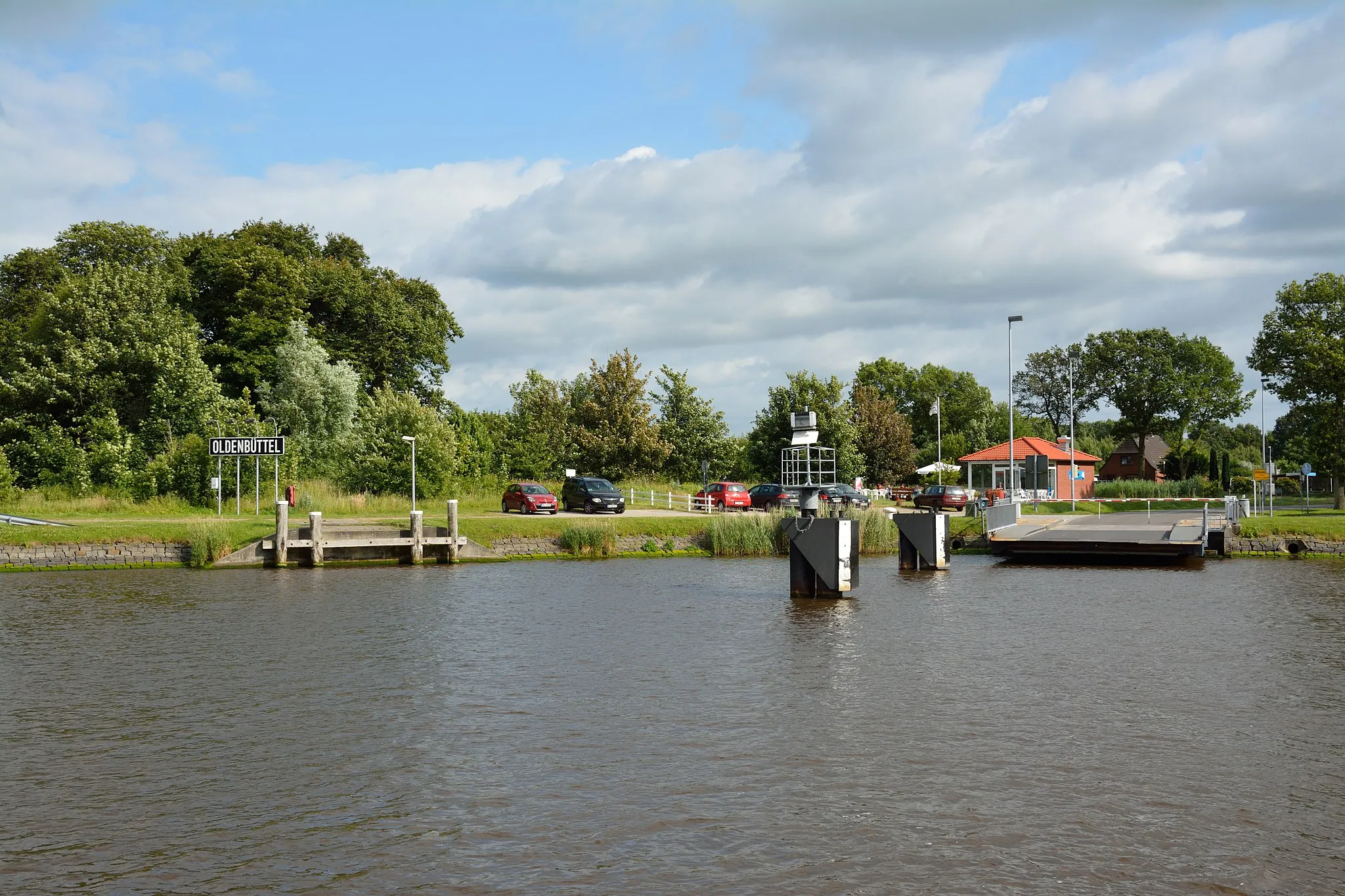 Photo showing: Oldenbüttel, Fähre "Tilsit" über den Nord-Ostsee-Kanal