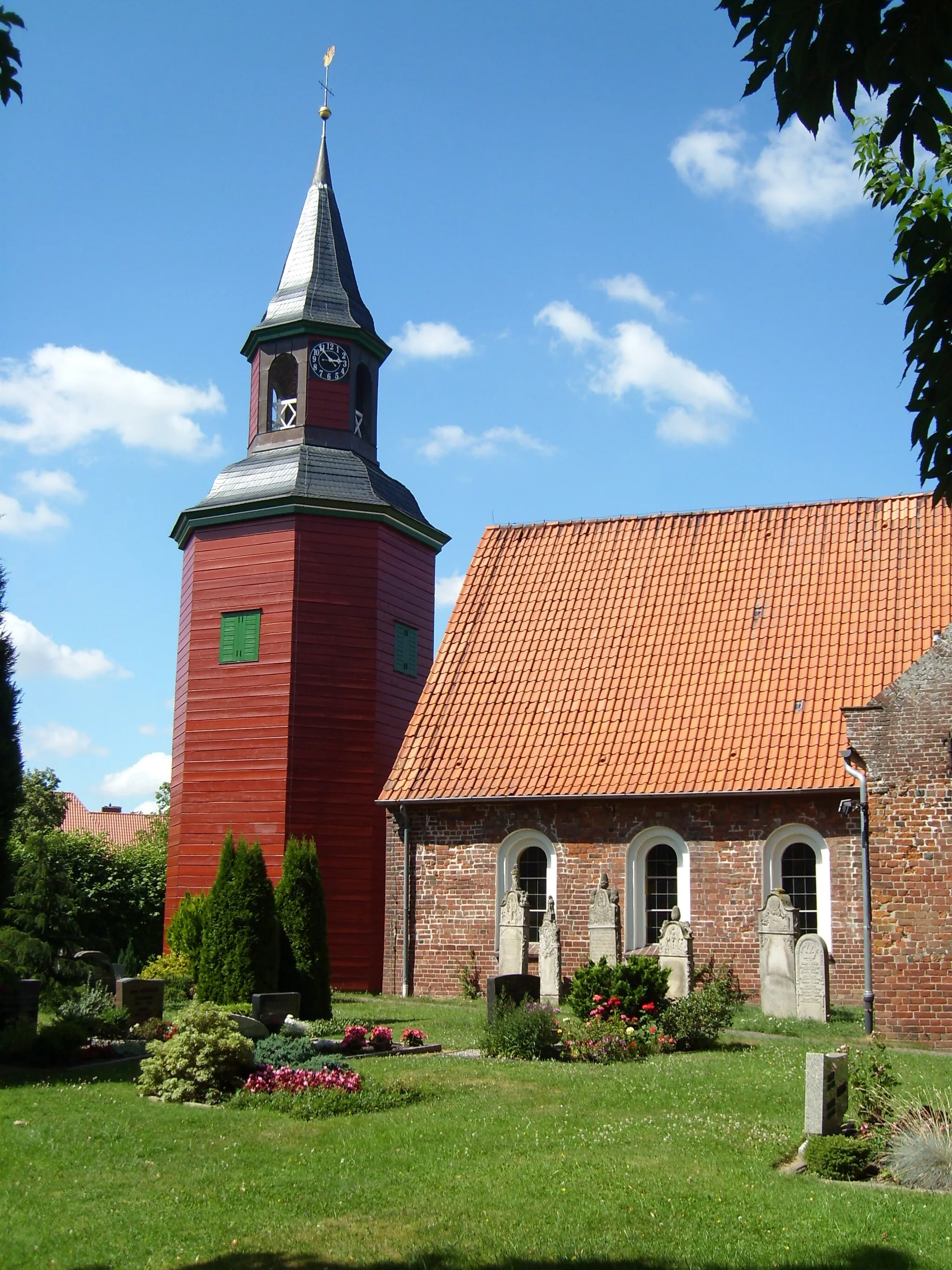 Photo showing: Trinitatiskirche Wewelsfleth