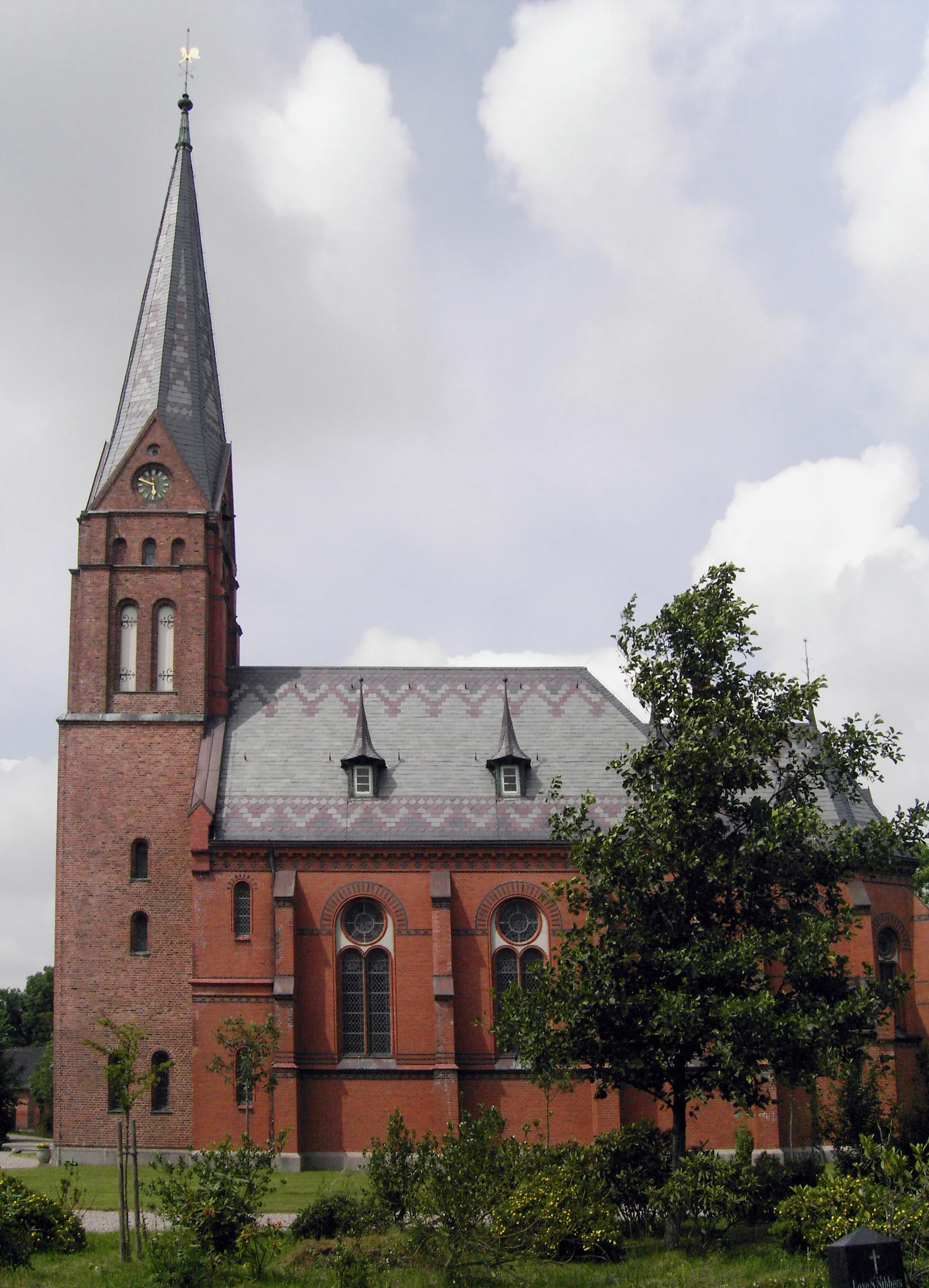 Photo showing: St.Gallus-Kirche Galmsbüll, Nordfriesland, Schlswig-Holstein, Deutschland