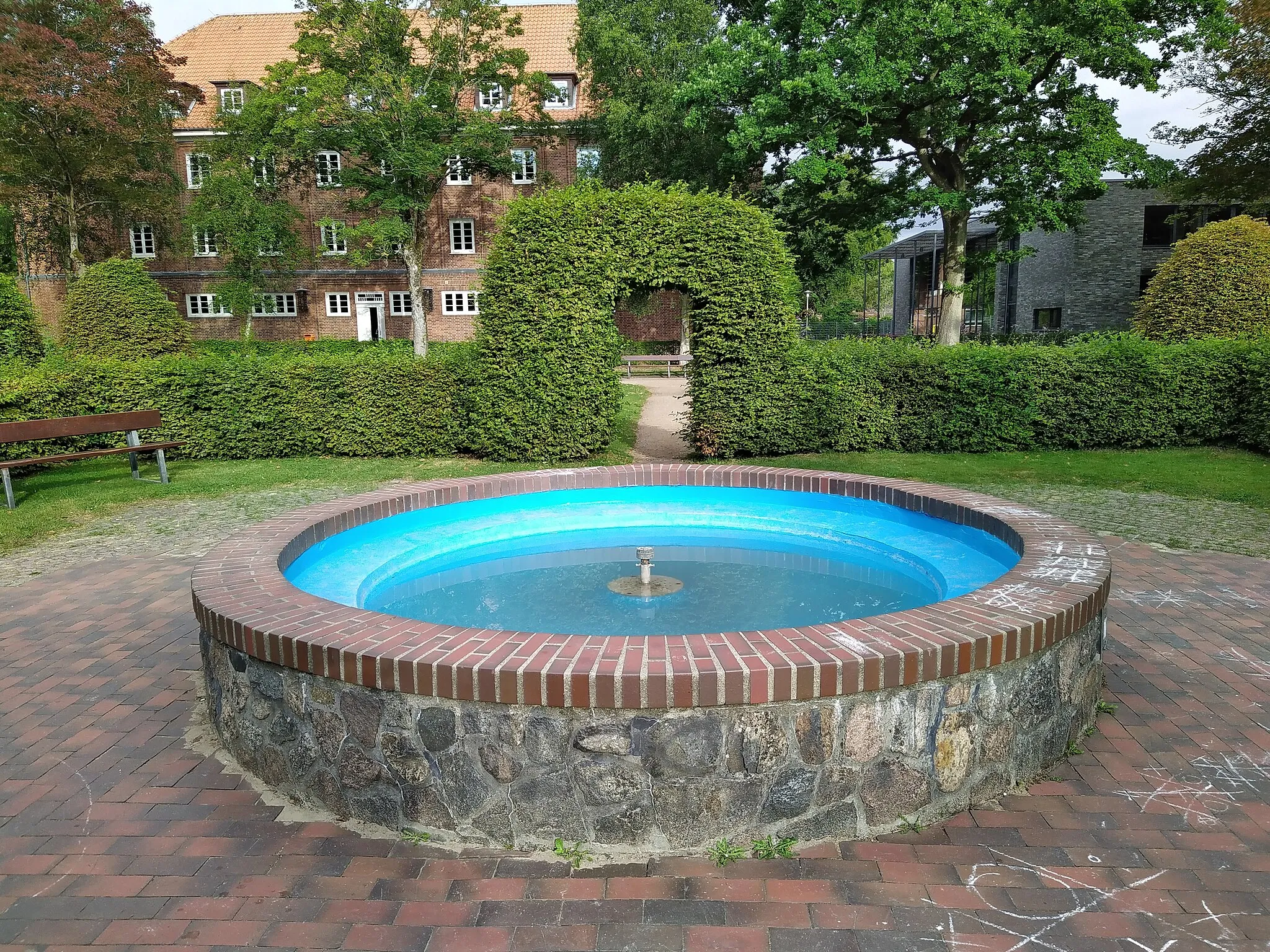 Photo showing: Niebüll, Brunnen im Stadtpark