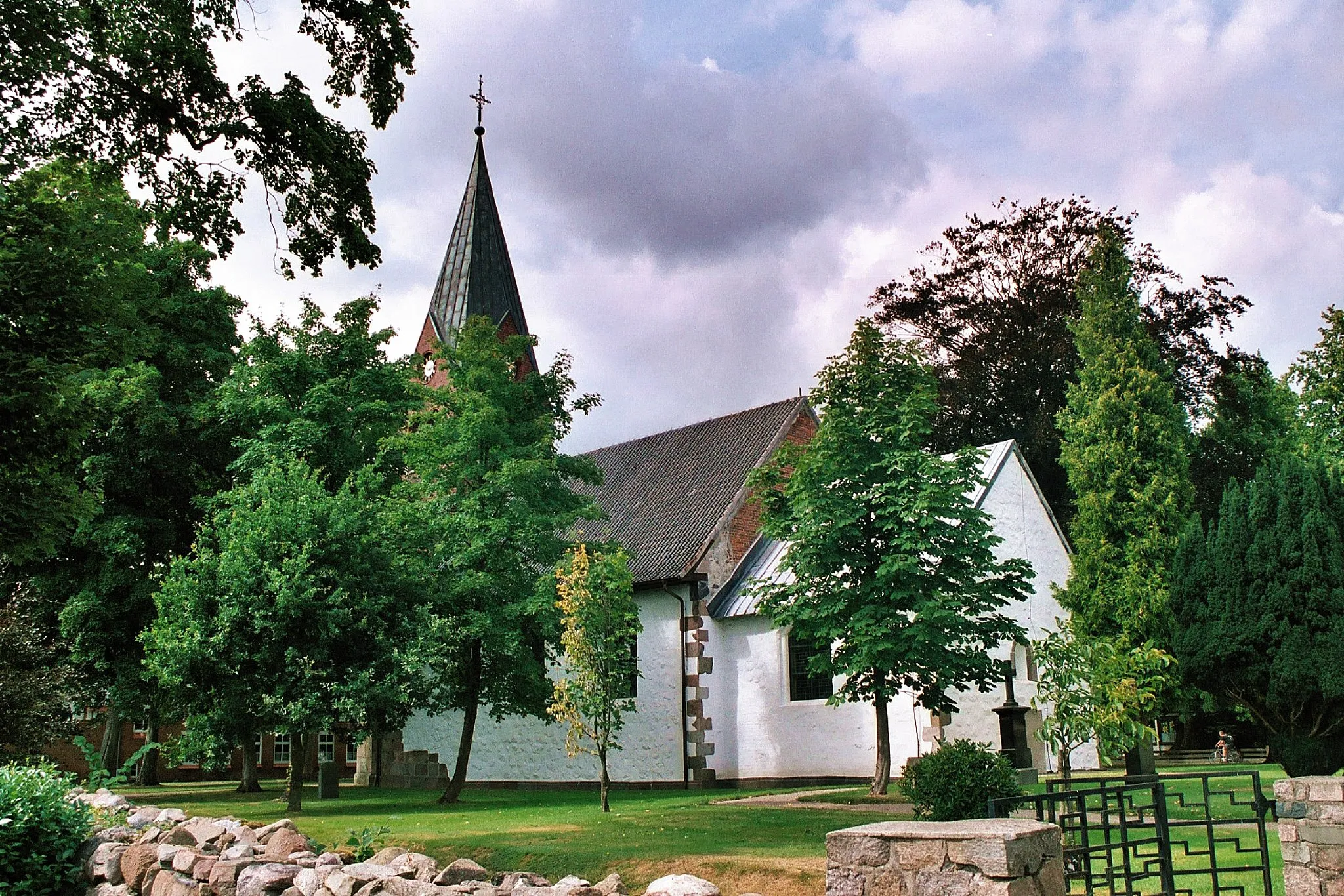 Photo showing: Satrup (Mittelangeln), the church St. Laurentius
