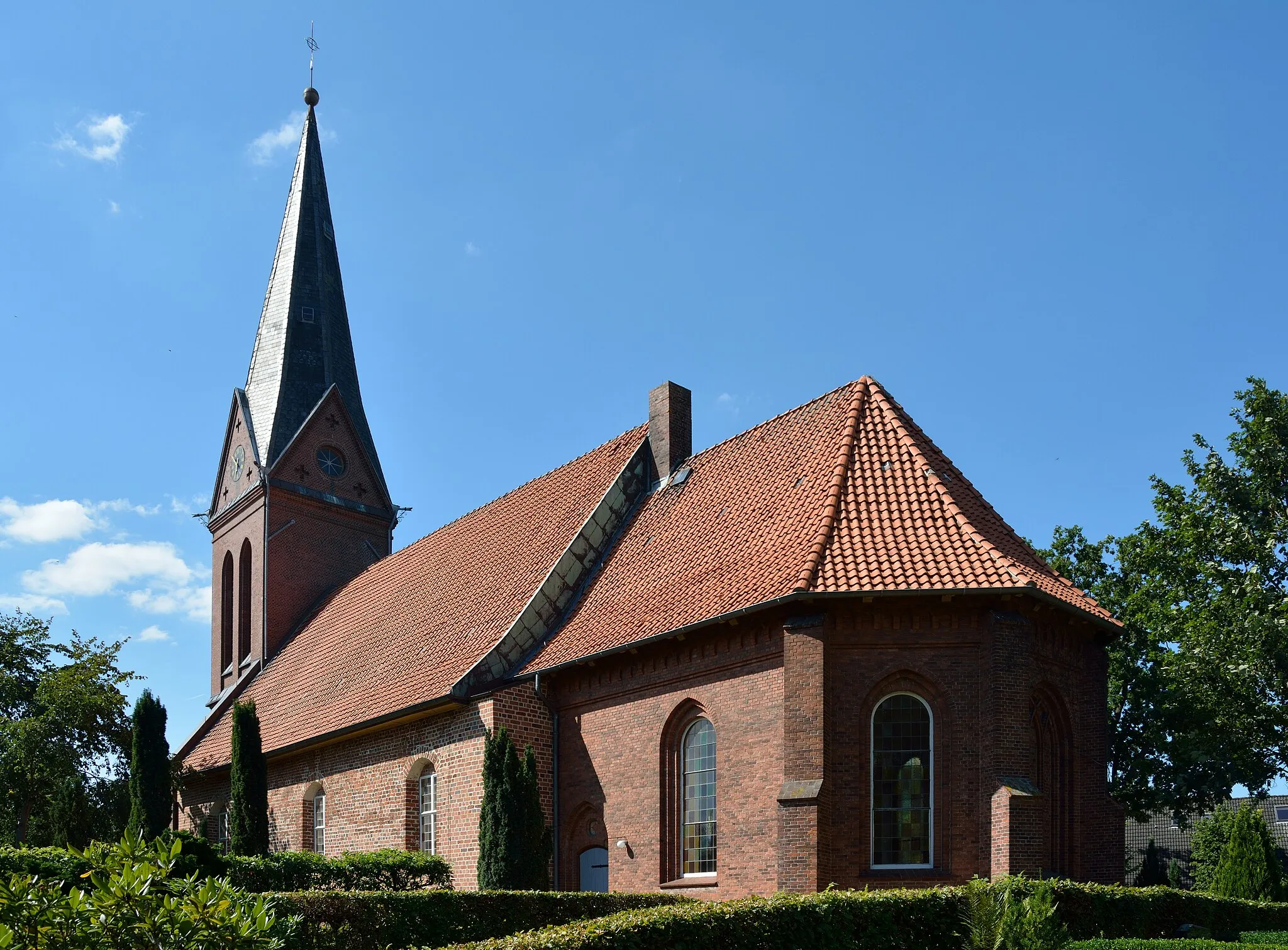 Photo showing: Borsfleth, St.-Urban-Kirche