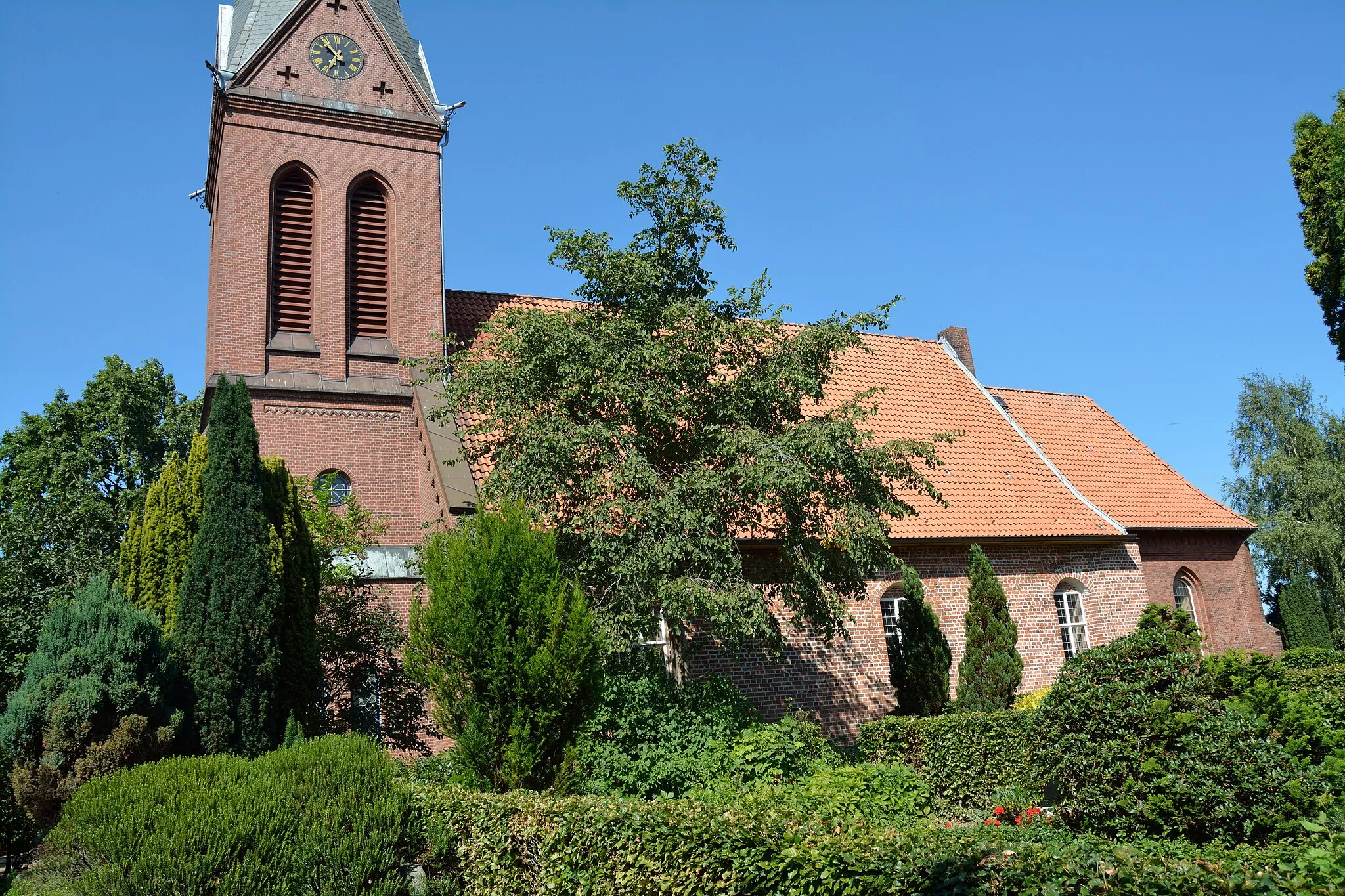 Photo showing: Borsfleth, St.-Urban-Kirche