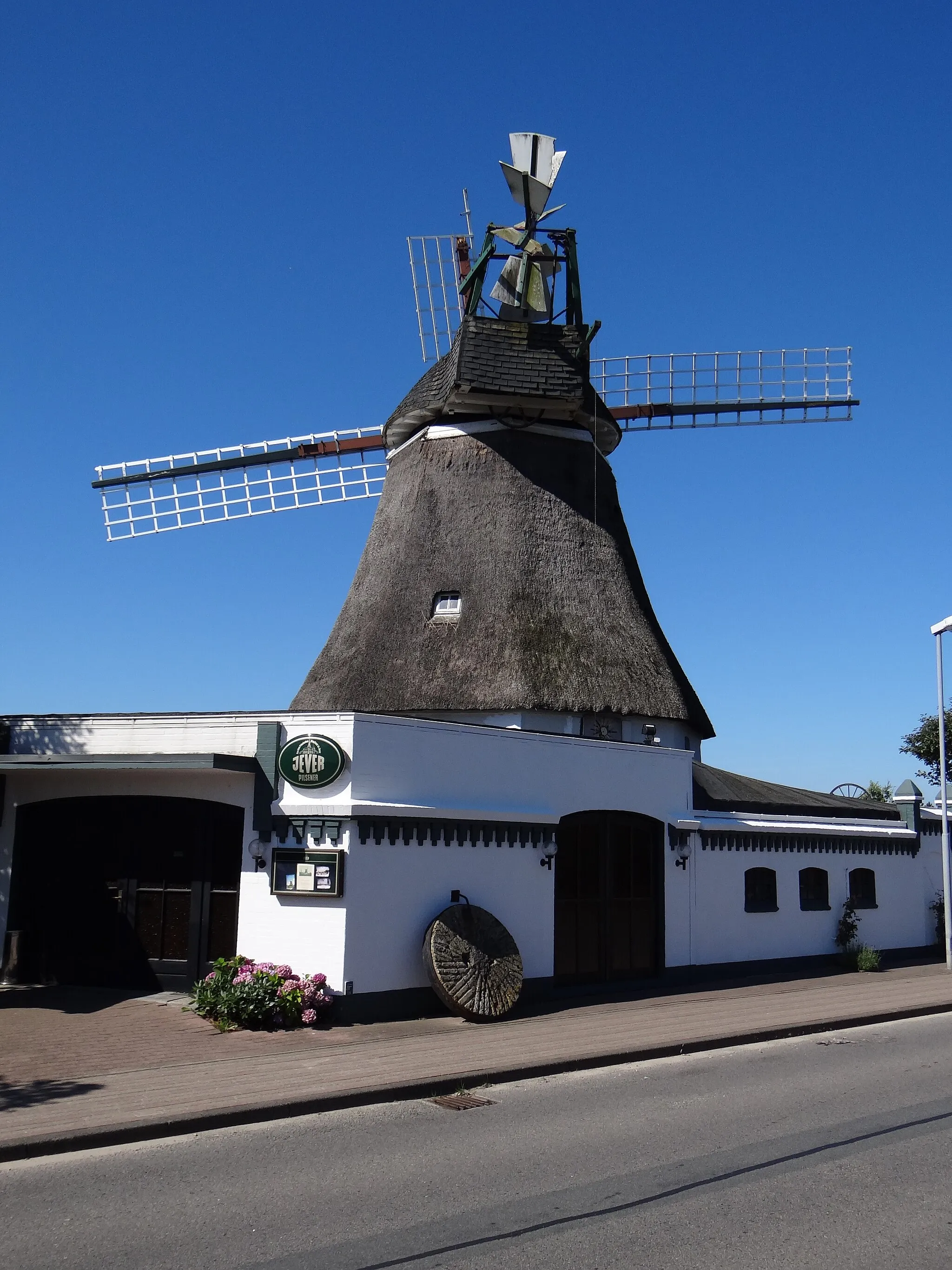 Photo showing: Windmill in Wrixum on the island of Föhr, Germany
