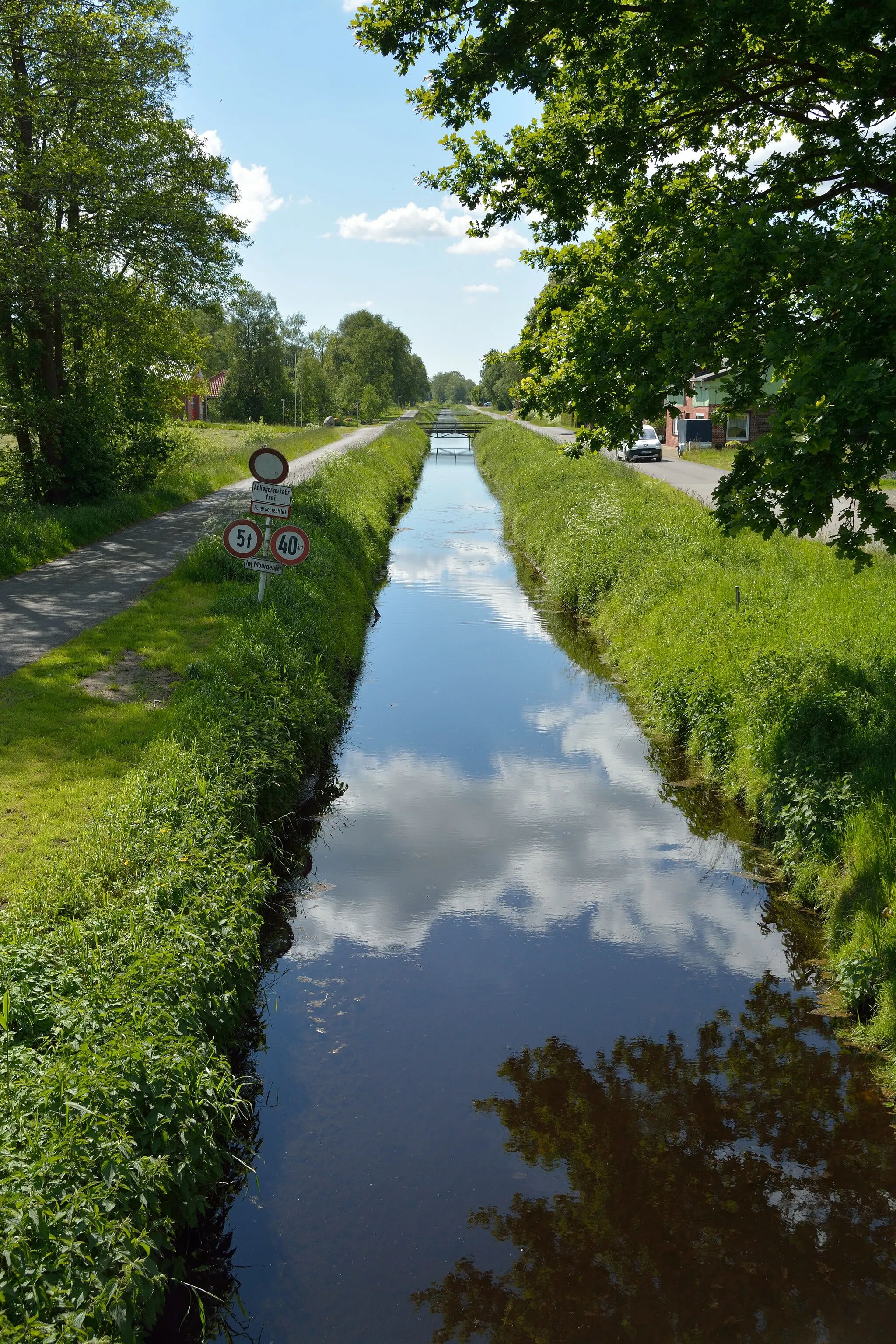 Photo showing: Der Moorkanal in Vaalermoor