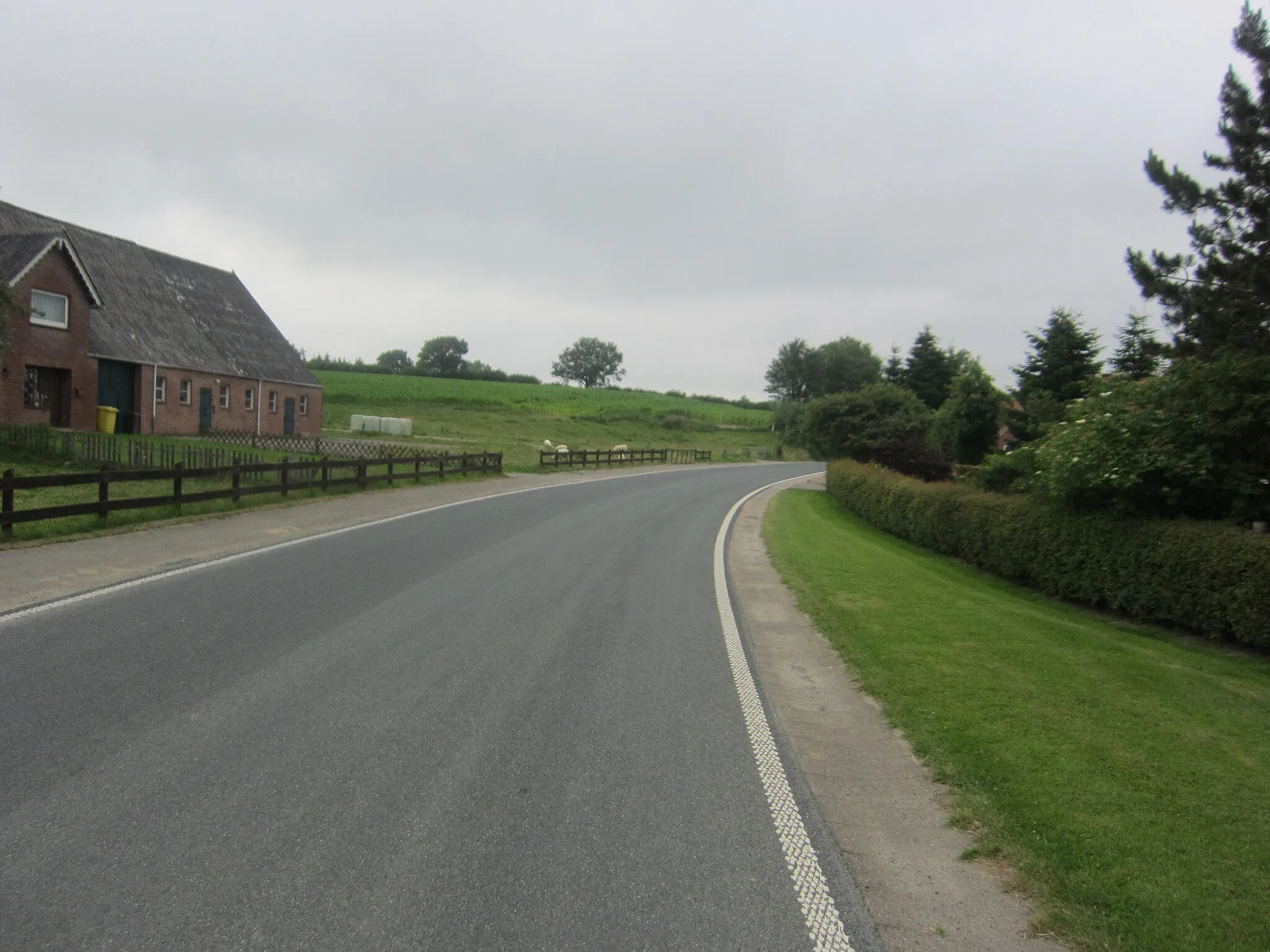 Photo showing: Straße "Dorfstraße" in Fresendelf