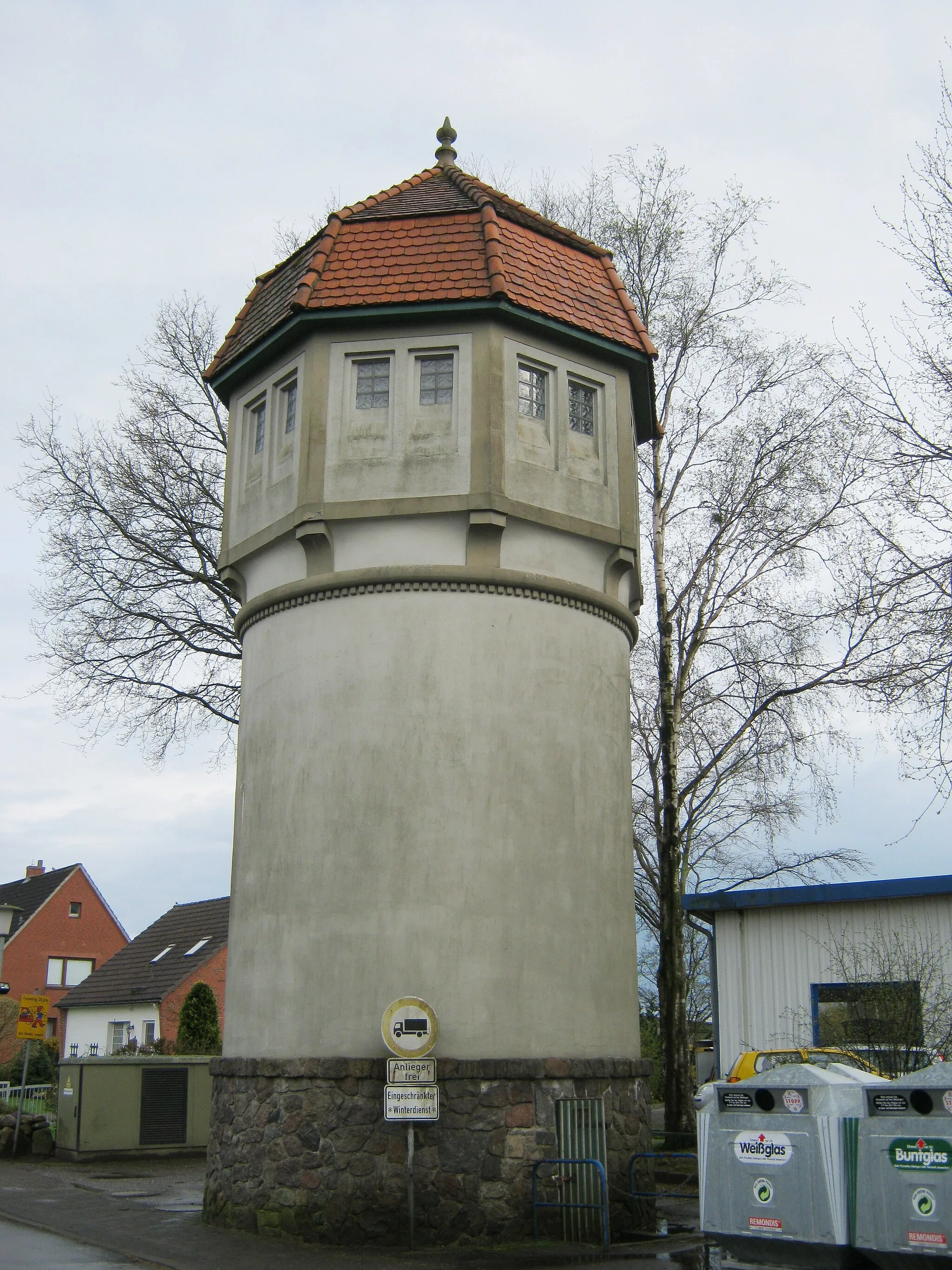 Photo showing: Wasserturm in Remmels
