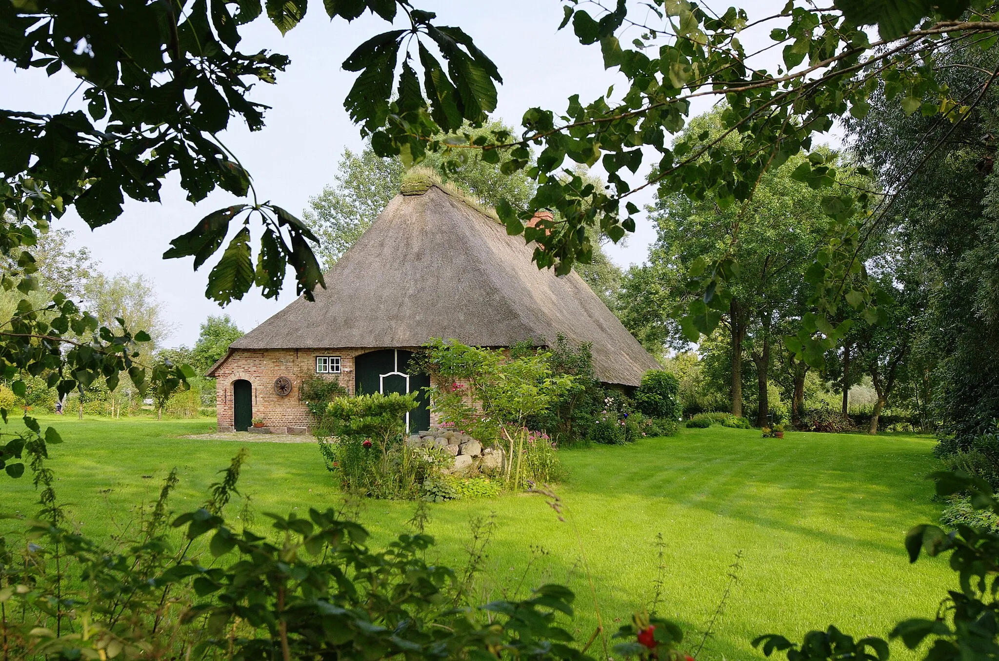 Photo showing: Denkmalgeschütztes Haus in Drage, Kreis Nordfriesland.