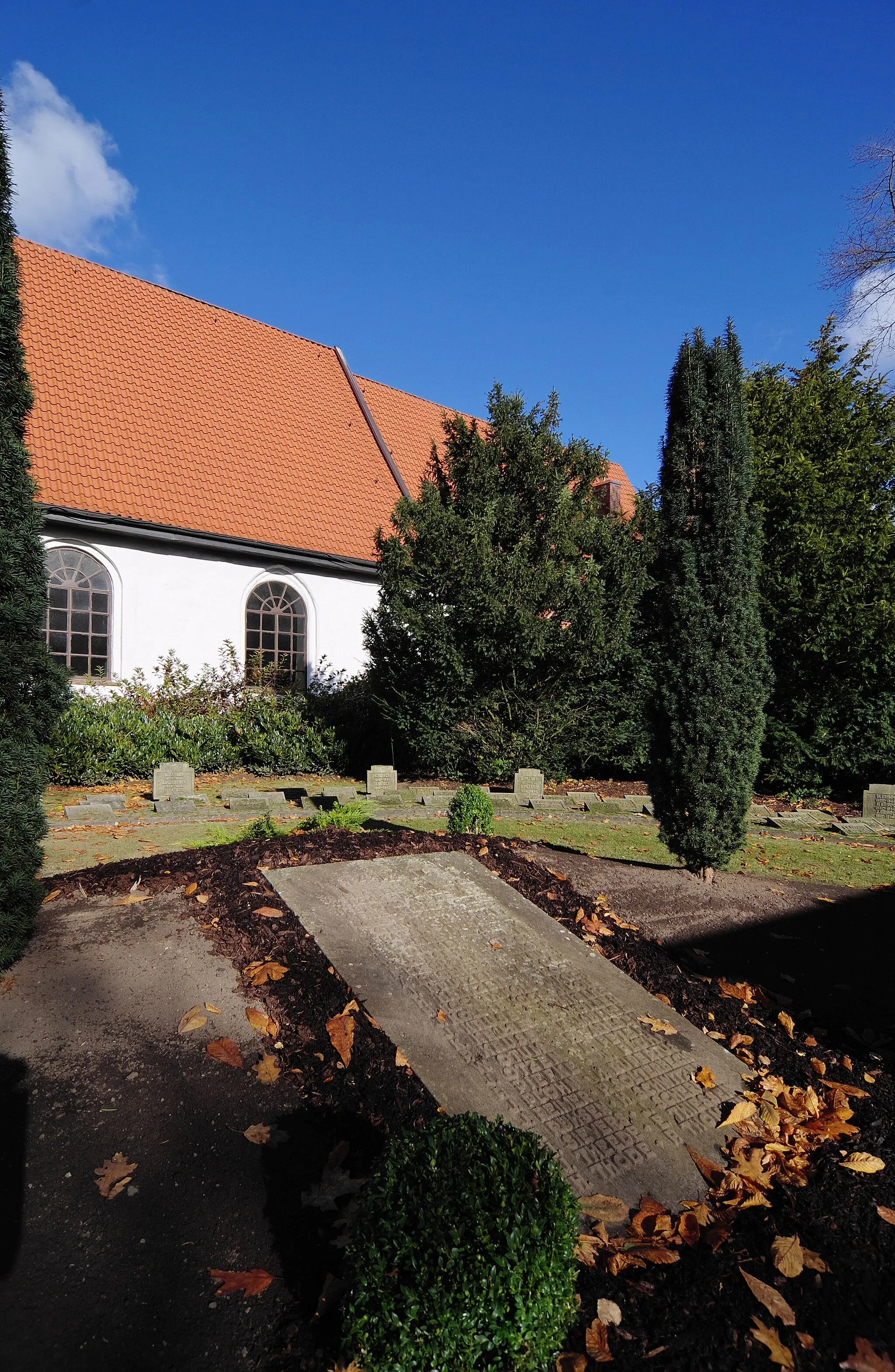 Photo showing: Kirche in Kropp, Kreis Schleswig-Flensburg.

Gedenktafel