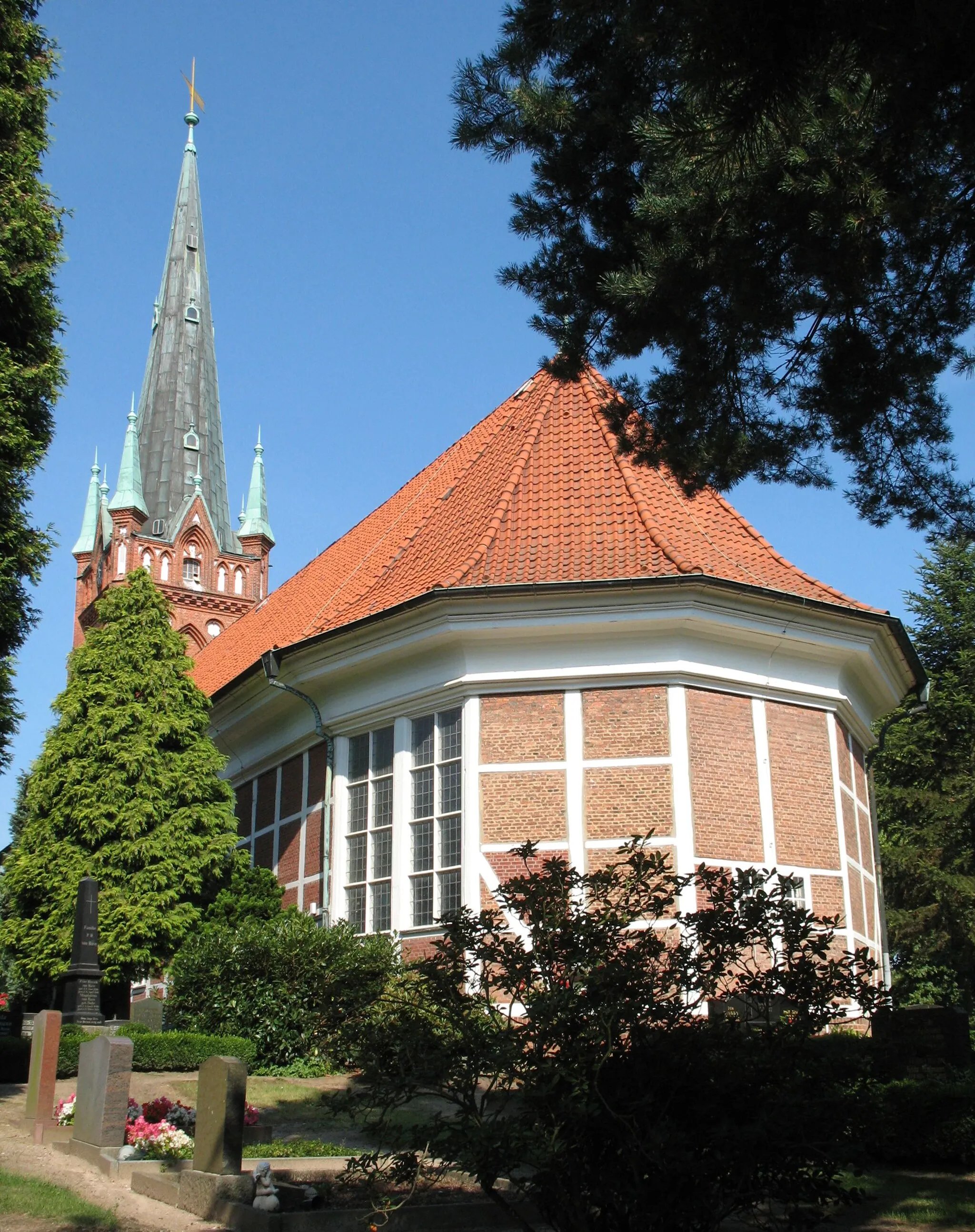 Photo showing: Church in Hamburg-Moorfleet, Germany