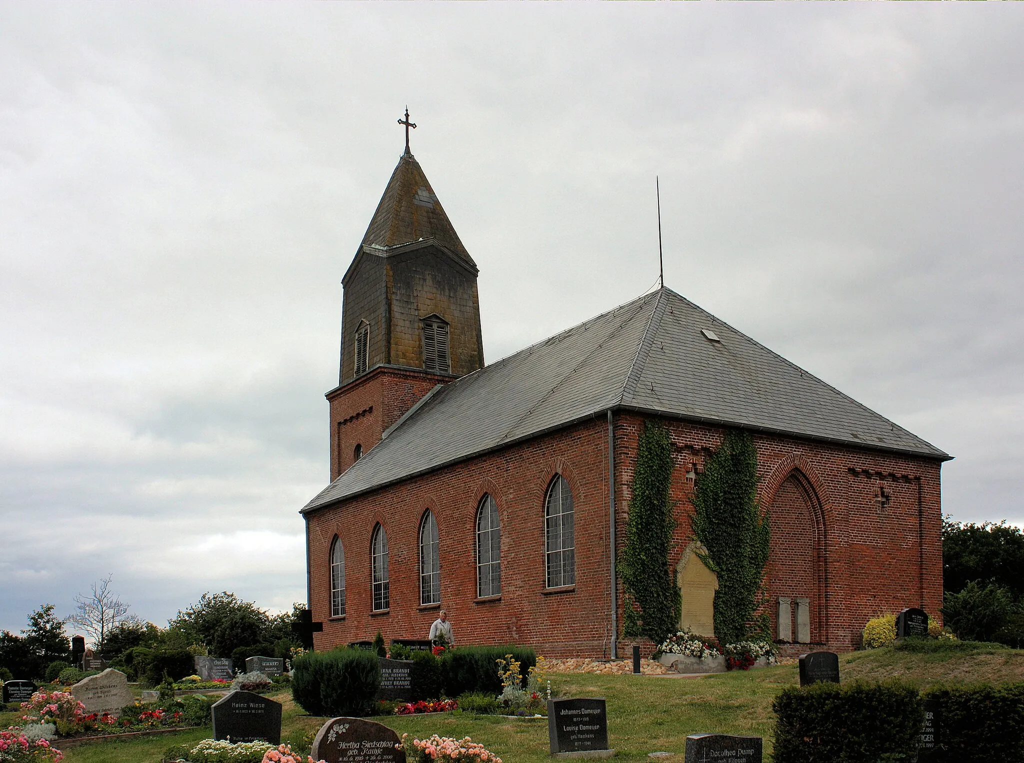 Photo showing: Uelvesbüll, the Saint Nicholas church