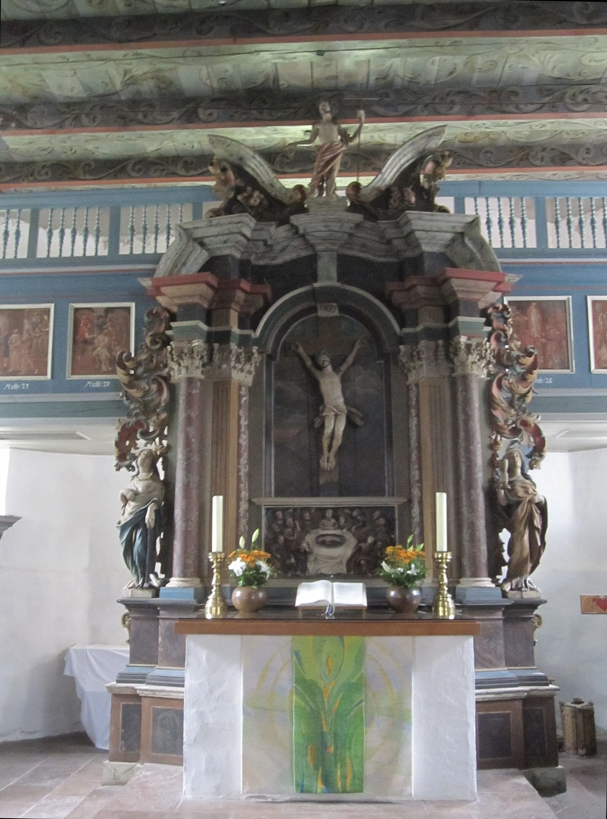 Photo showing: Barocker Altar aus der Zeit um 1650