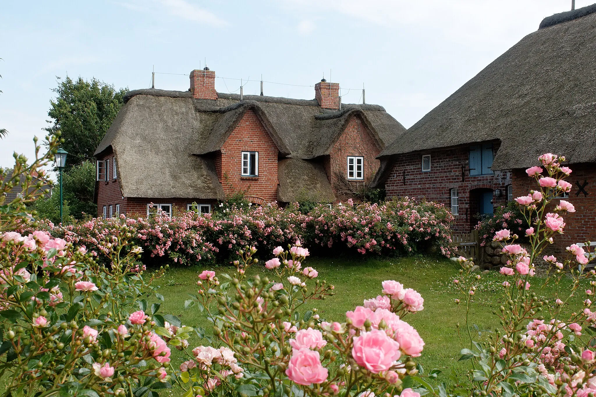 Photo showing: Friesenhaus in Oevenum, Insel Föhr.