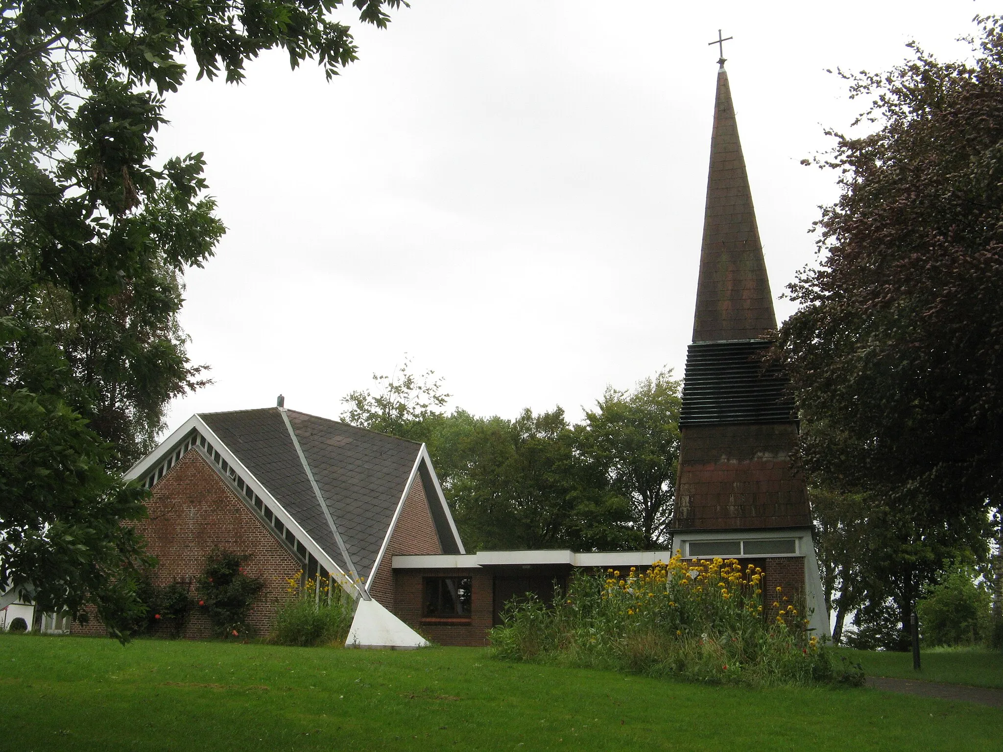 Photo showing: lutheran chapel in reinsbüttel, dithmarschen