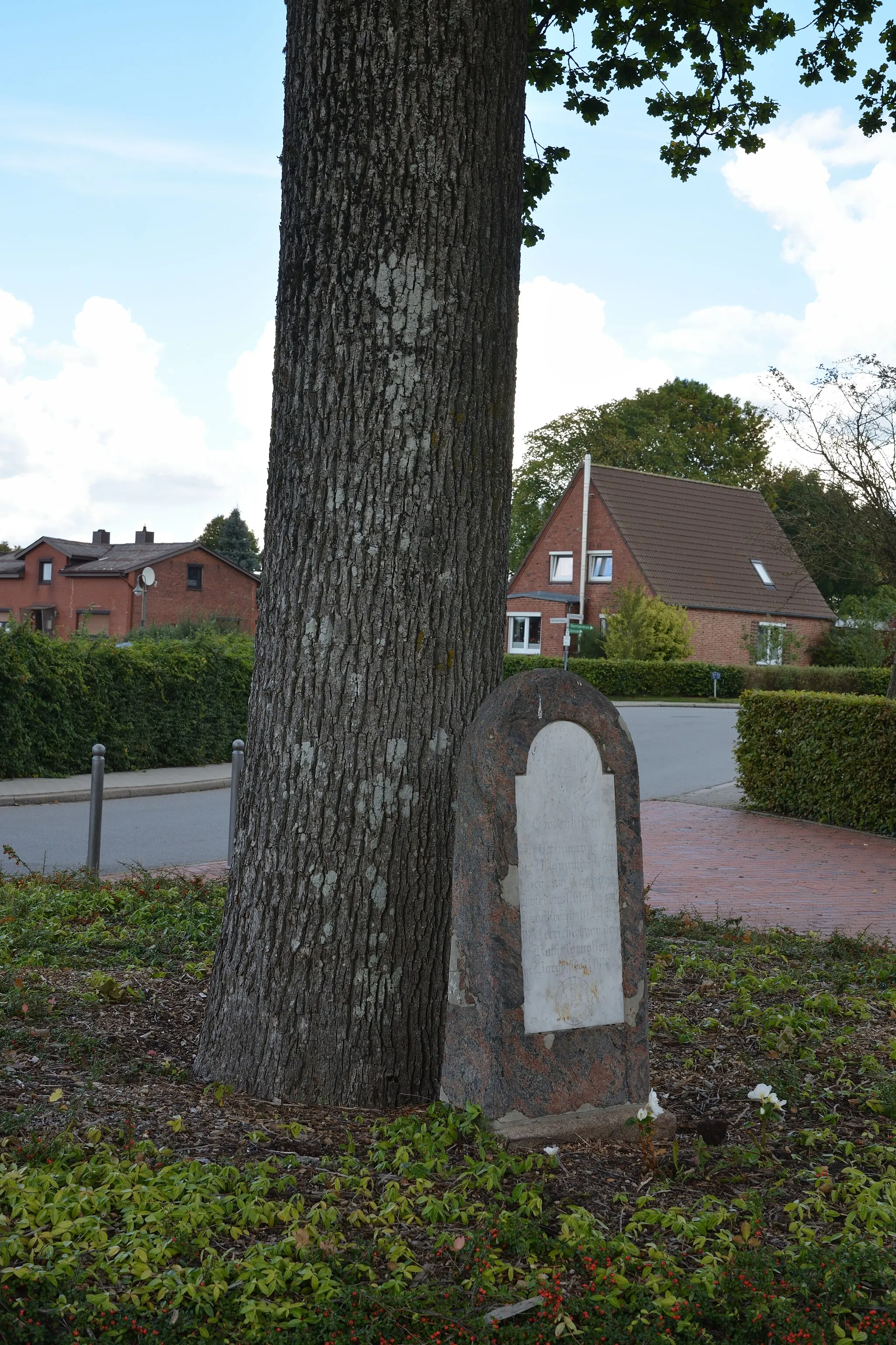 Photo showing: An der Friedenseiche in Bargenstedt