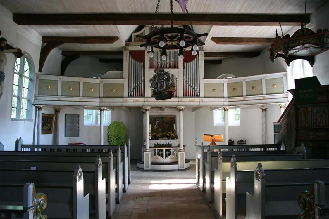 Photo showing: Arnis, the interior of the Skipper (sailor) church