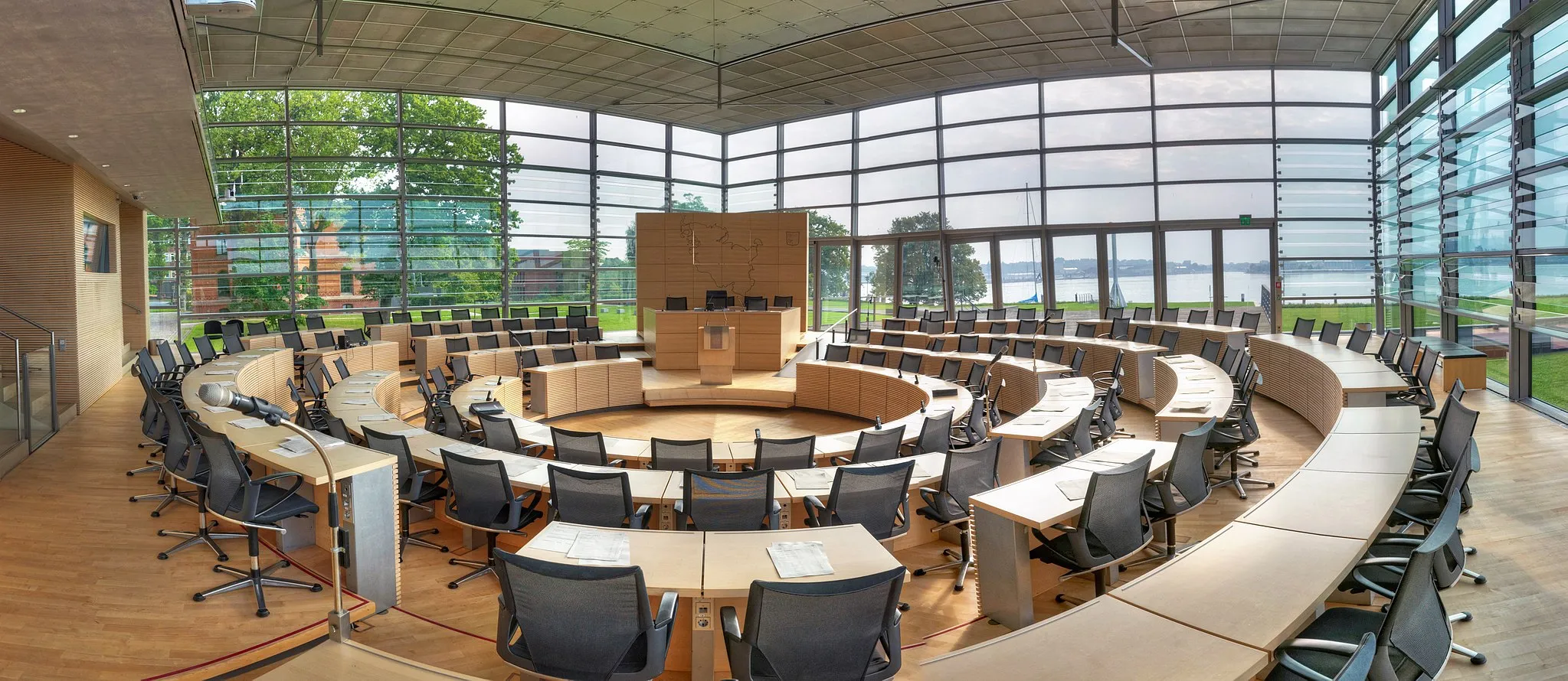 Photo showing: Schleswig-Holstein Parliament in Kiel, Germany.