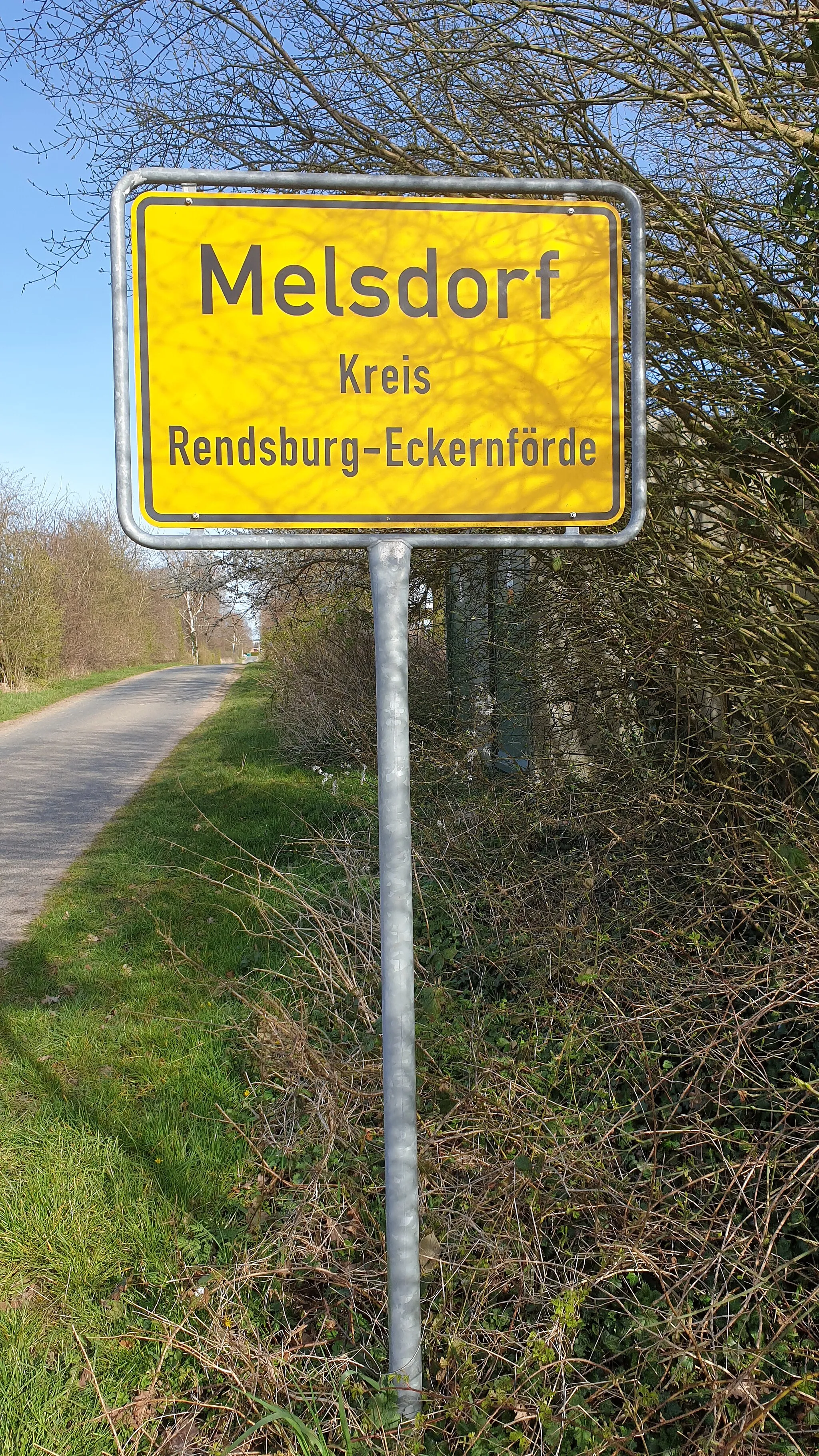 Photo showing: Ortseingang im Westen