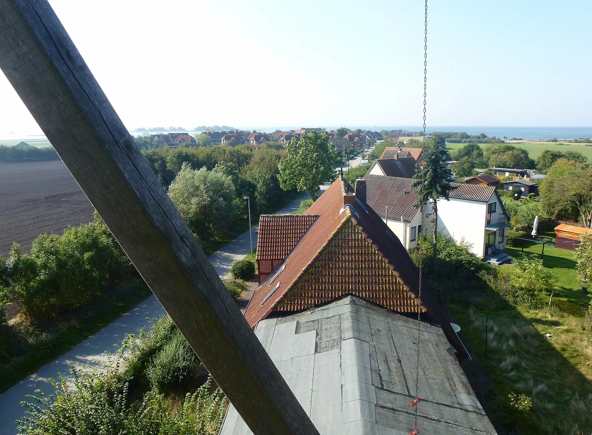 Photo showing: Windmühle Lemkenhafen auf Fehmarn, lick über Lemkenhafen