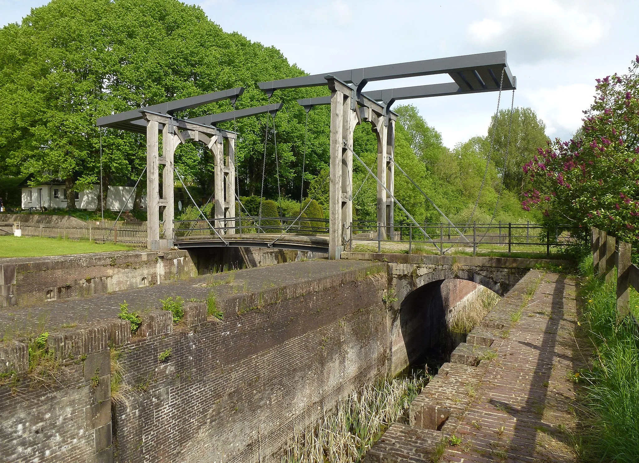 Photo showing: Eiderkanalschleuse bei Krummwisch