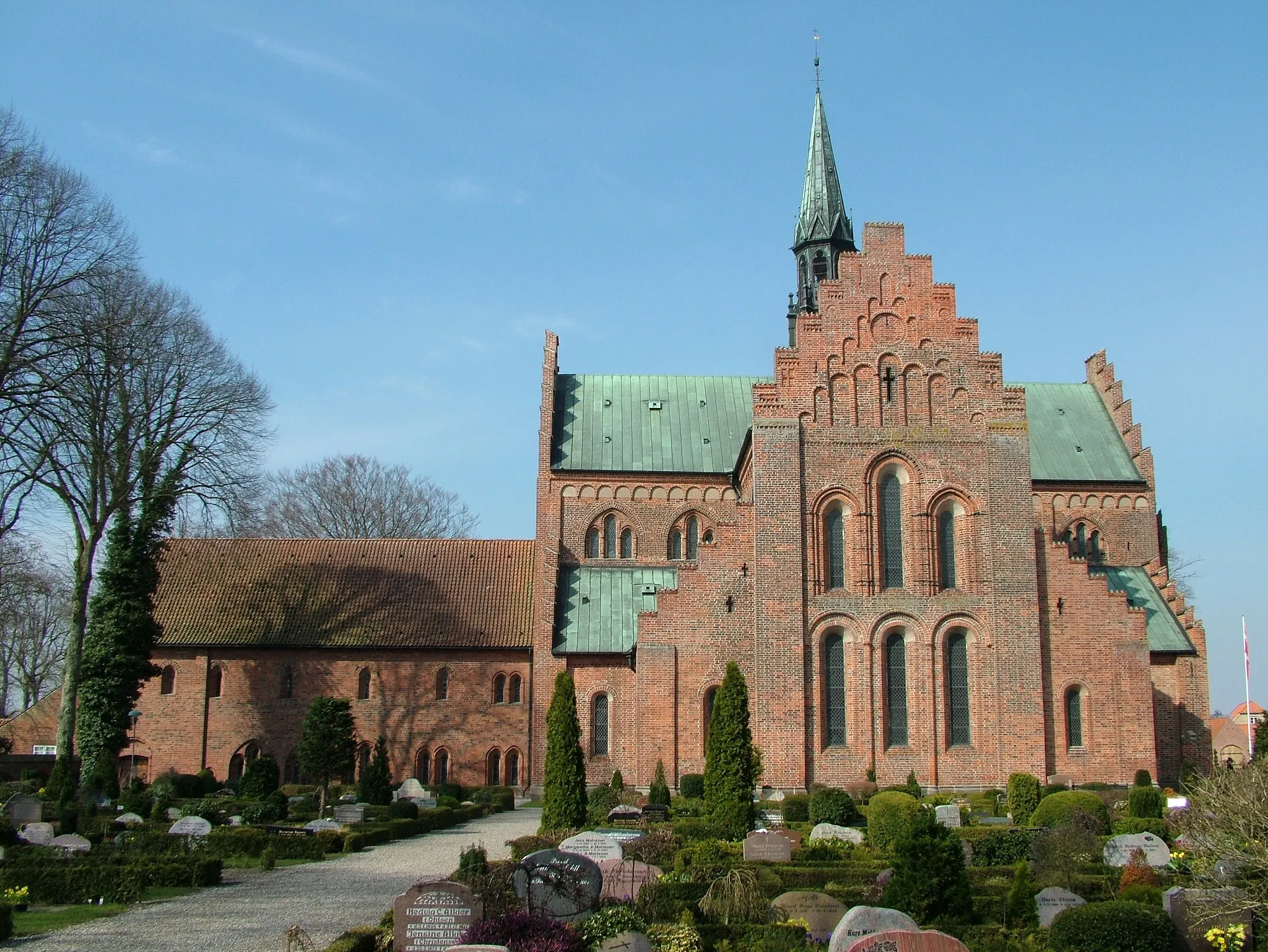 Photo showing: Løgumkloster, Denmark, die Kirche des Klosters