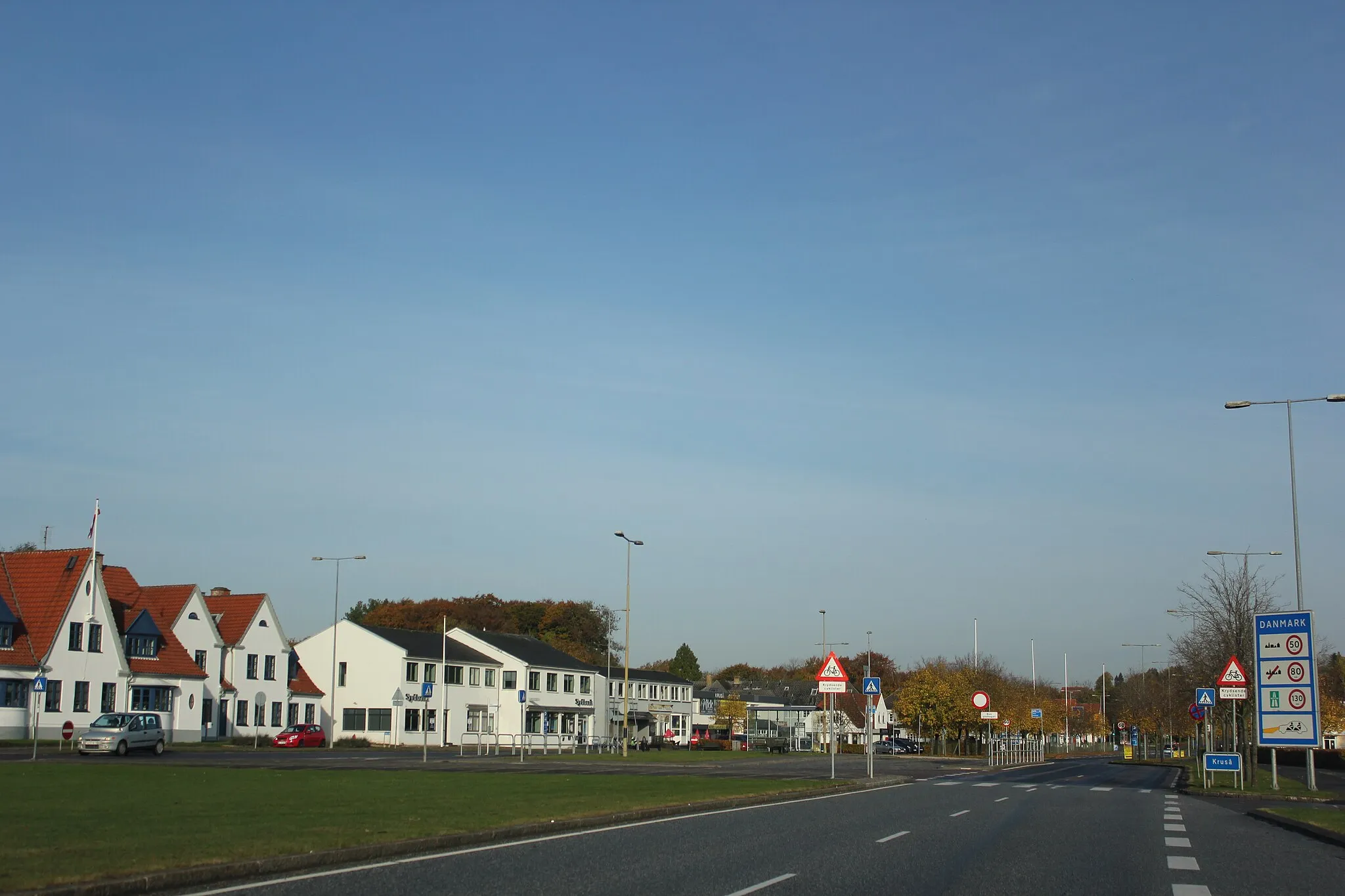 Photo showing: Grenzübergang Kupfermühle-Krusau, 2013, Bild 04