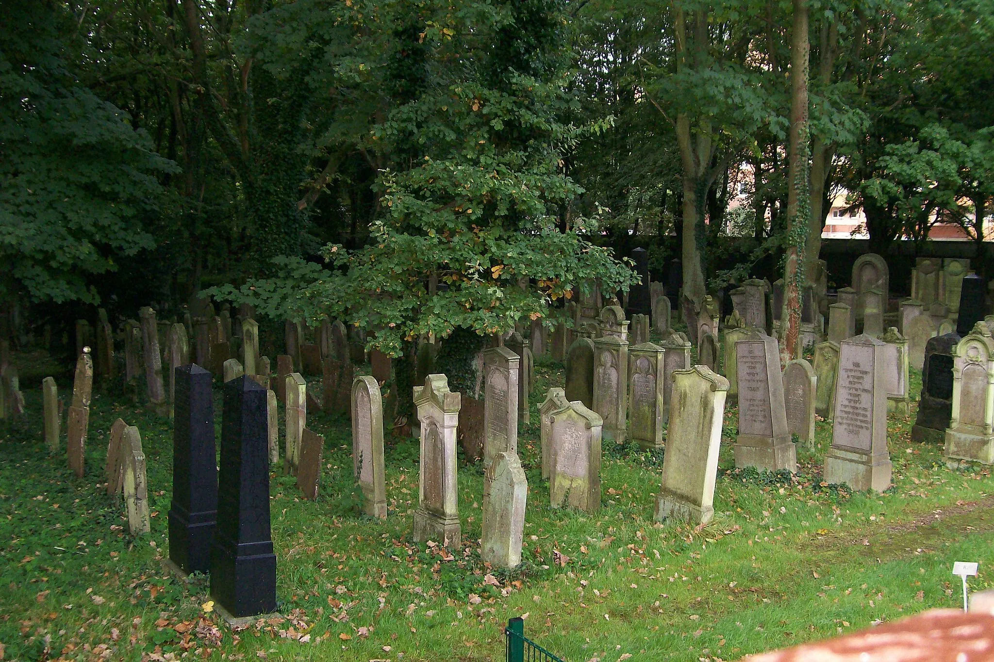 Photo showing: Jüdischer Friedhof Lübeck in Lübeck-de:Lübeck-Moisling, alte Gräber