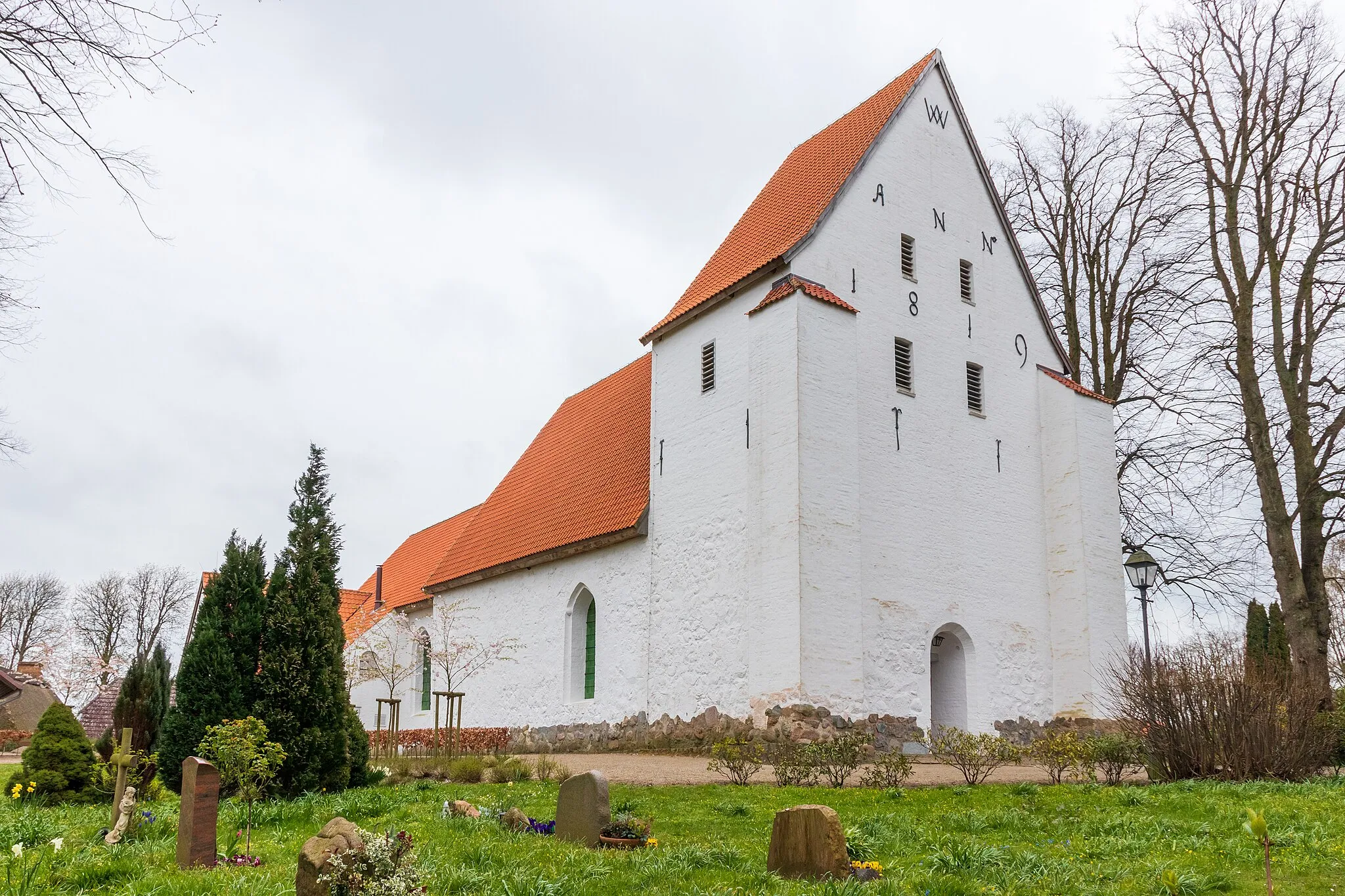 Photo showing: Die romanische Feldsteinkirche in Sieseby.