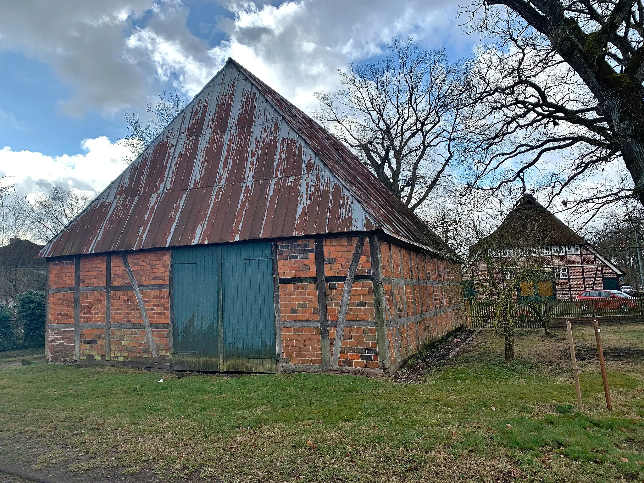 Photo showing: Denkmalgeschütztes Scheune in Luhdorf