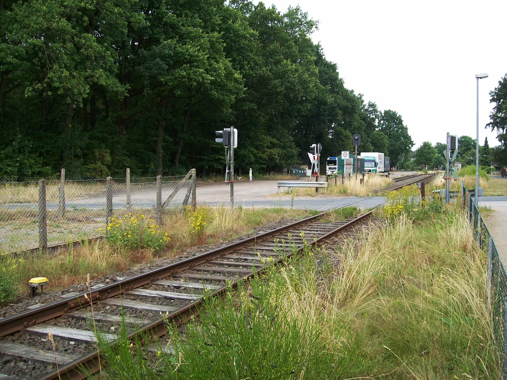 Photo showing: Bahnübergang  Luhdorf