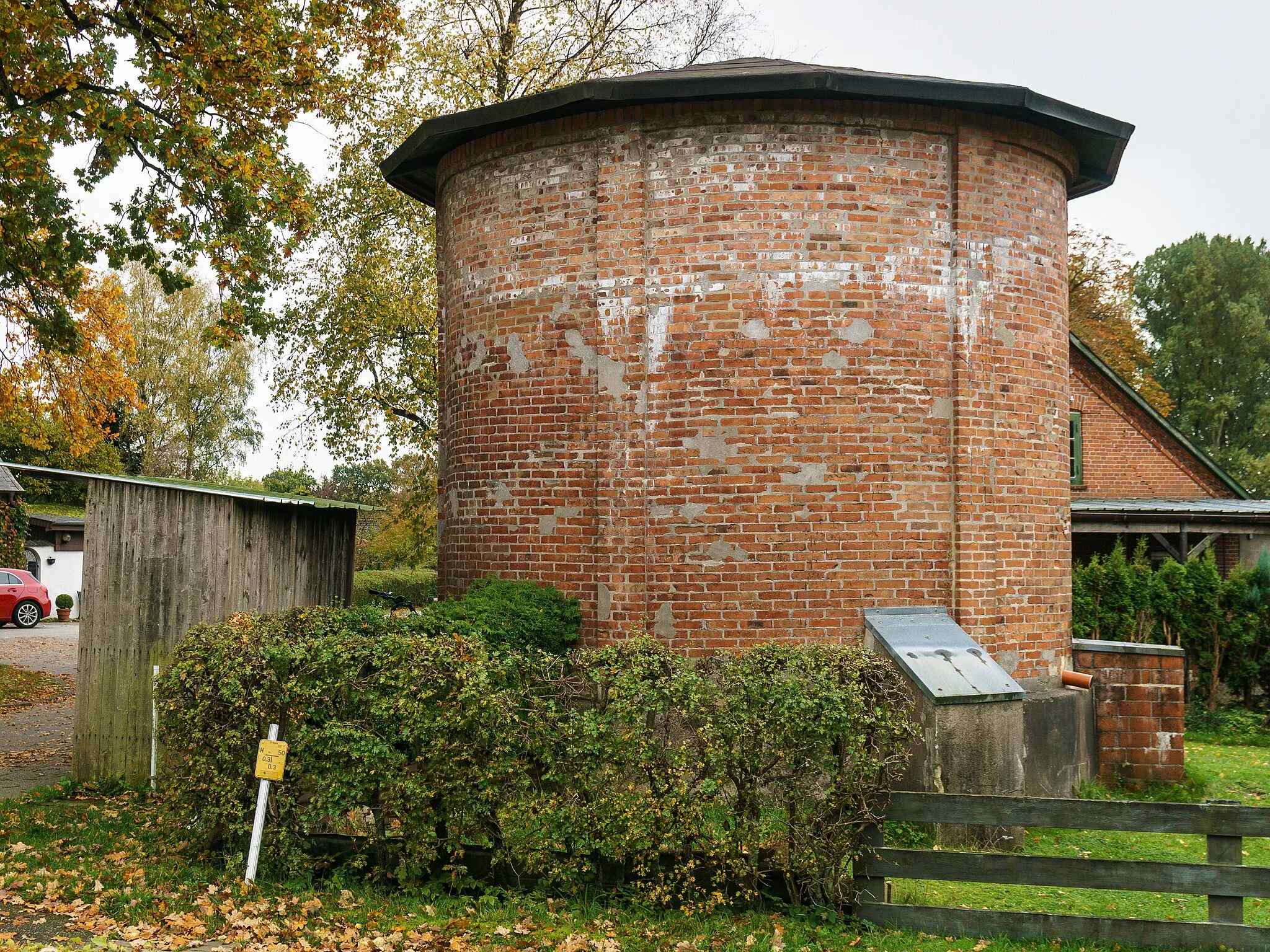 Photo showing: Wasserturm, Böker Straße in Aukrug OT Böken