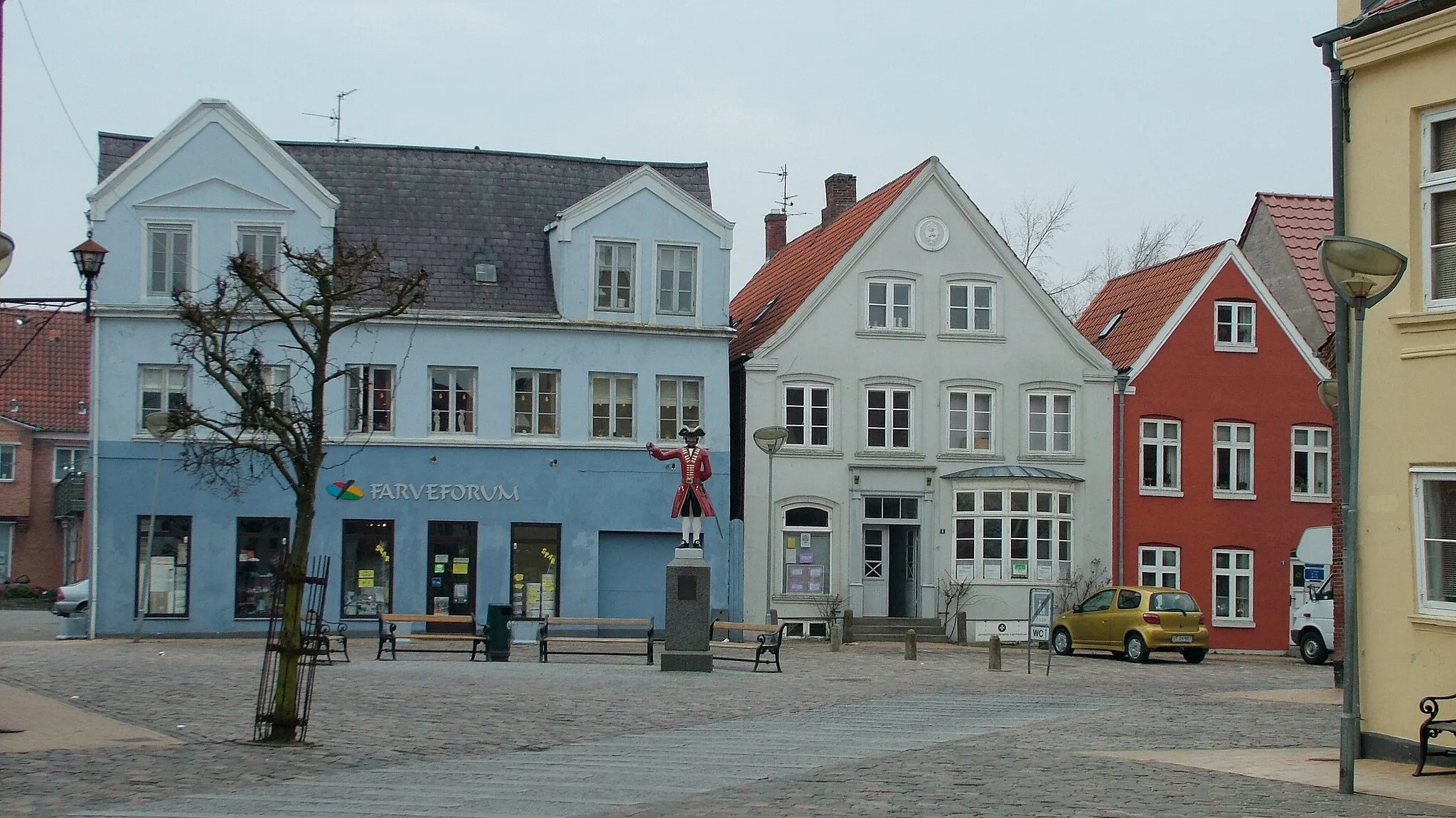 Photo showing: Tønder (Tondern), Denmark, der Marktplatz Torvet