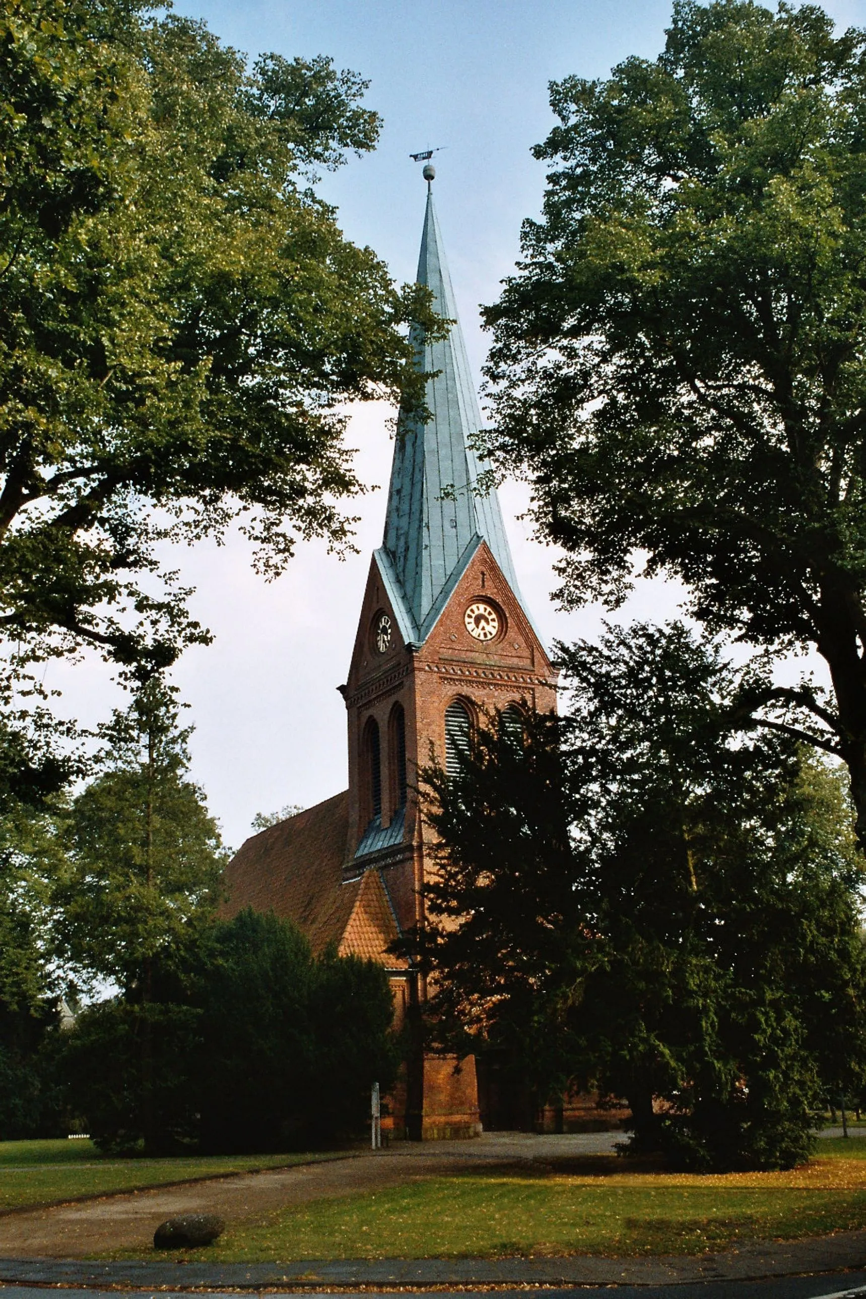 Photo showing: Trittau, the Martin-Luther-church