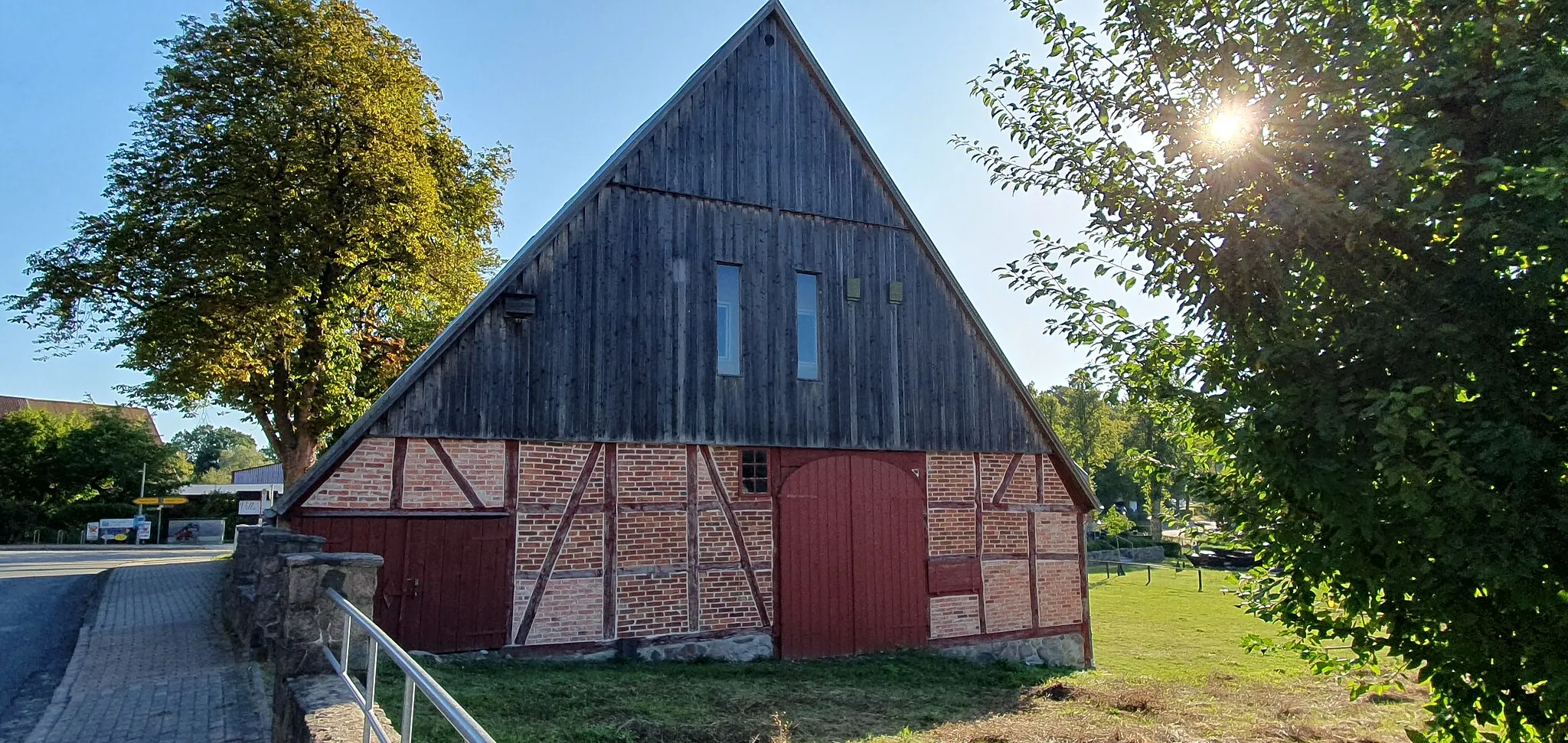 Photo showing: Dreiständerscheune, Seestraße 44, 23911 Salem; Cultural heritage monuments in Salem (Lauenburg)