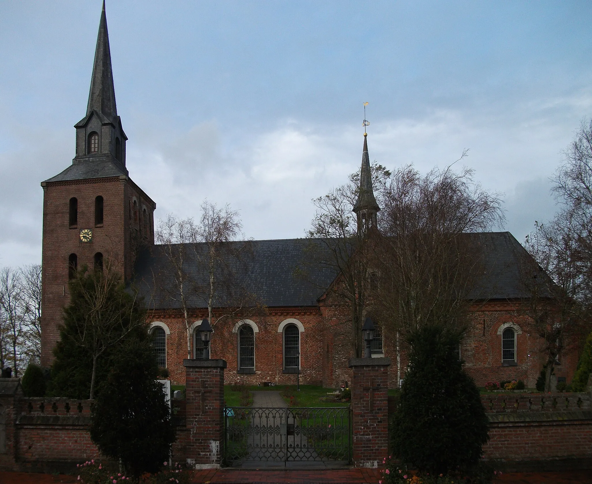 Photo showing: The Church St. Pankratius in Oldenswort.