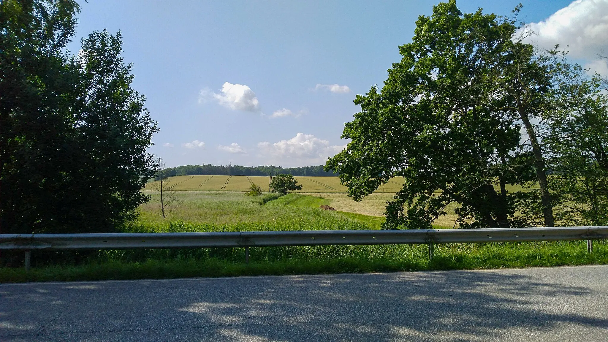 Photo showing: FFH-Gebiet Küstenbereiche der Flensburger Förde von Flensburg bis Geltinger Birk: Hunau vor der Unterführung der B199 in Hunhoi