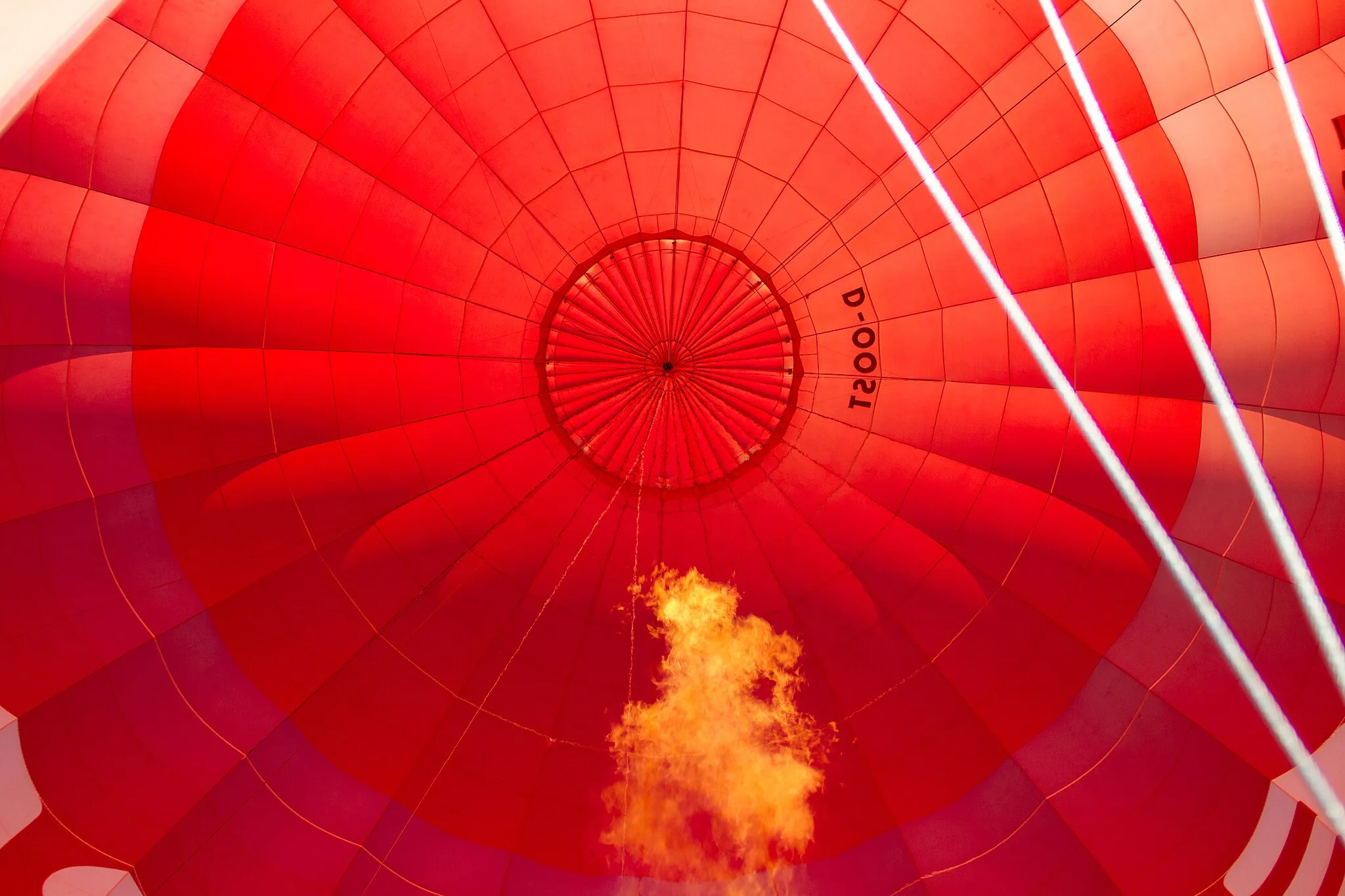 Photo showing: Aufnahme während des Projekts Heißluftballon